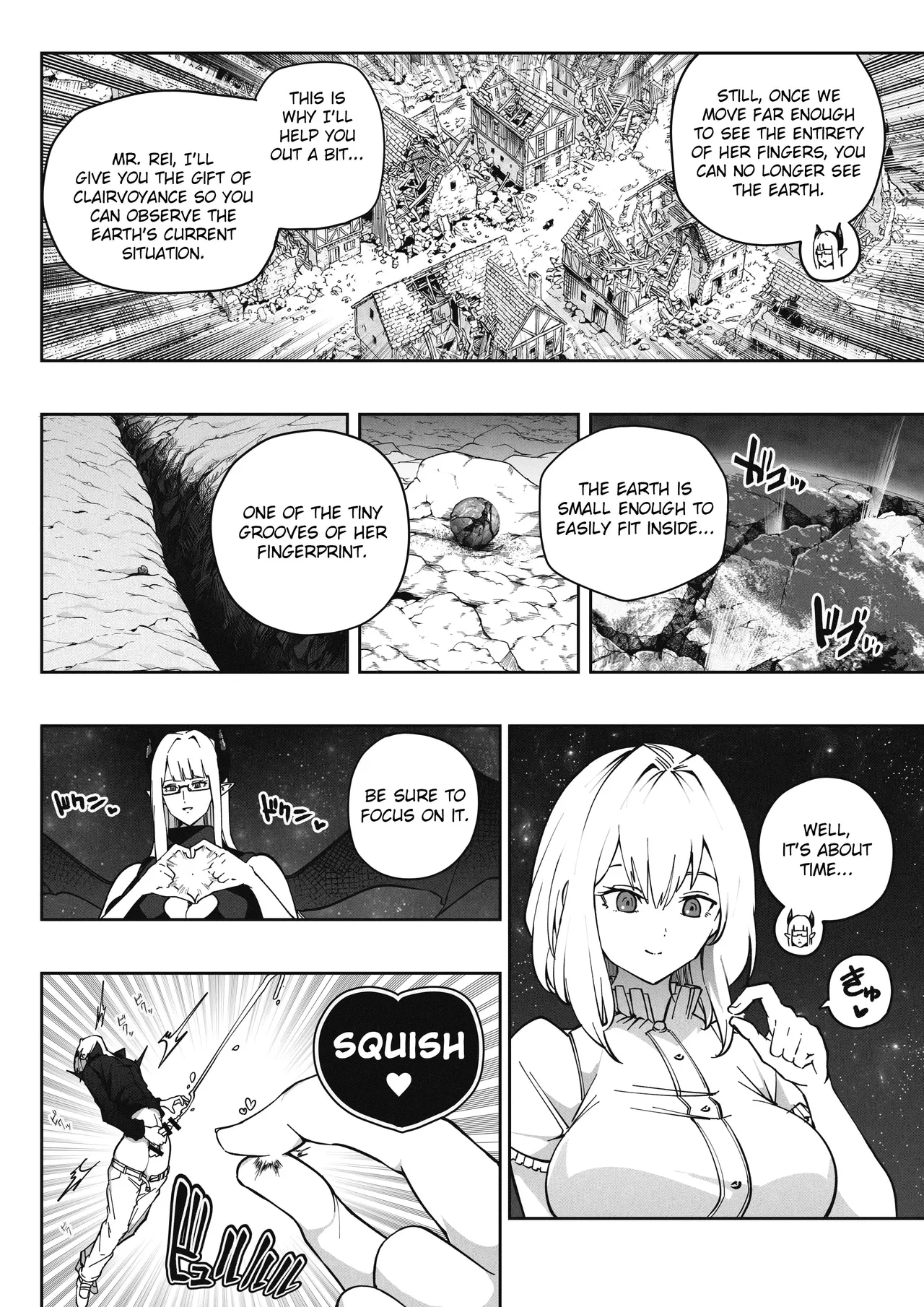 Page 17 of [Soryuu] Shinchou 1680-oku km no Joshi ga Tatta 1-man km Shika Nai Chikyuu o Asobubu | A 168 Billion km Tall Girl Toys with the Mere 10,000 km Earth [English]