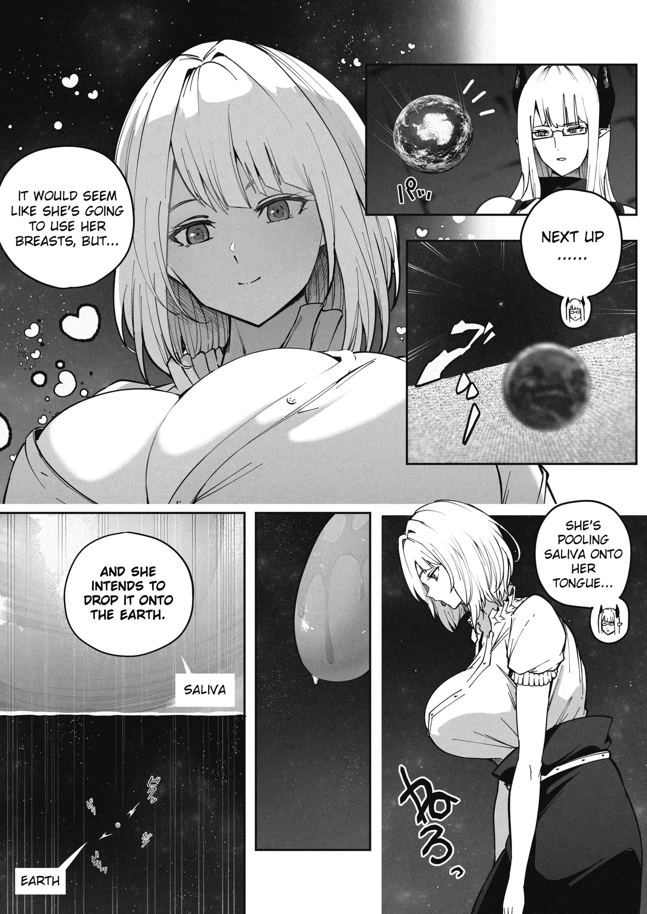Page 20 of [Soryuu] Shinchou 1680-oku km no Joshi ga Tatta 1-man km Shika Nai Chikyuu o Asobubu | A 168 Billion km Tall Girl Toys with the Mere 10,000 km Earth [English]