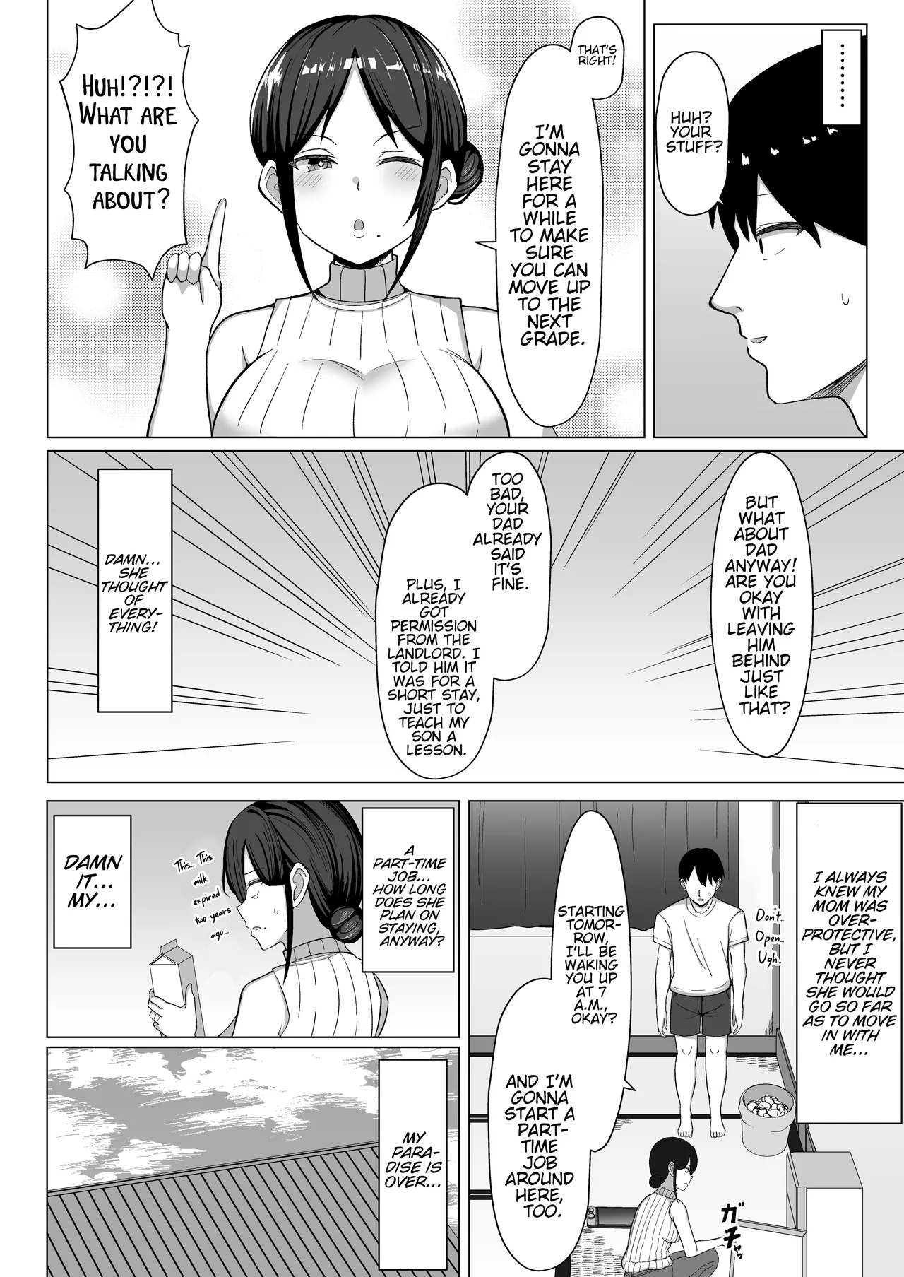 Page 5 of [Mustard Teikoku (Europia)] The story of how I ended up living with my mom in a four-and-a-half tatami room 1. [WaterKujo] [English]