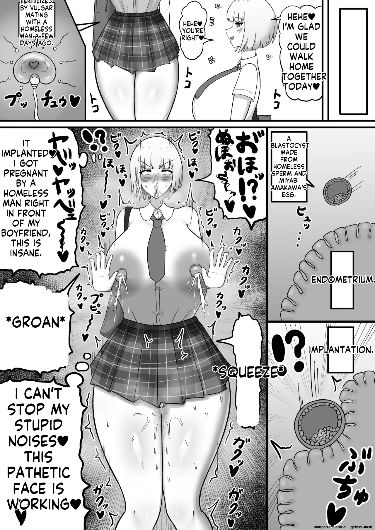 Ikemen Joshi no Volley-bu Kanojo ga Homeless ni Netorareru Hanashi page 21 full