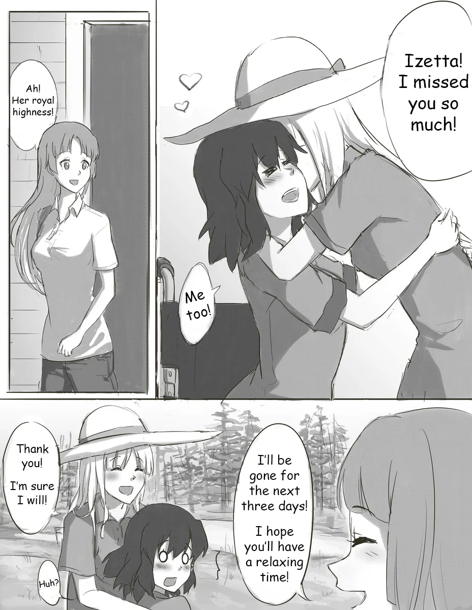 Page 4 of Finé and Izetta's 3-Day Holiday - Kudamonoichizu - MuziYuri