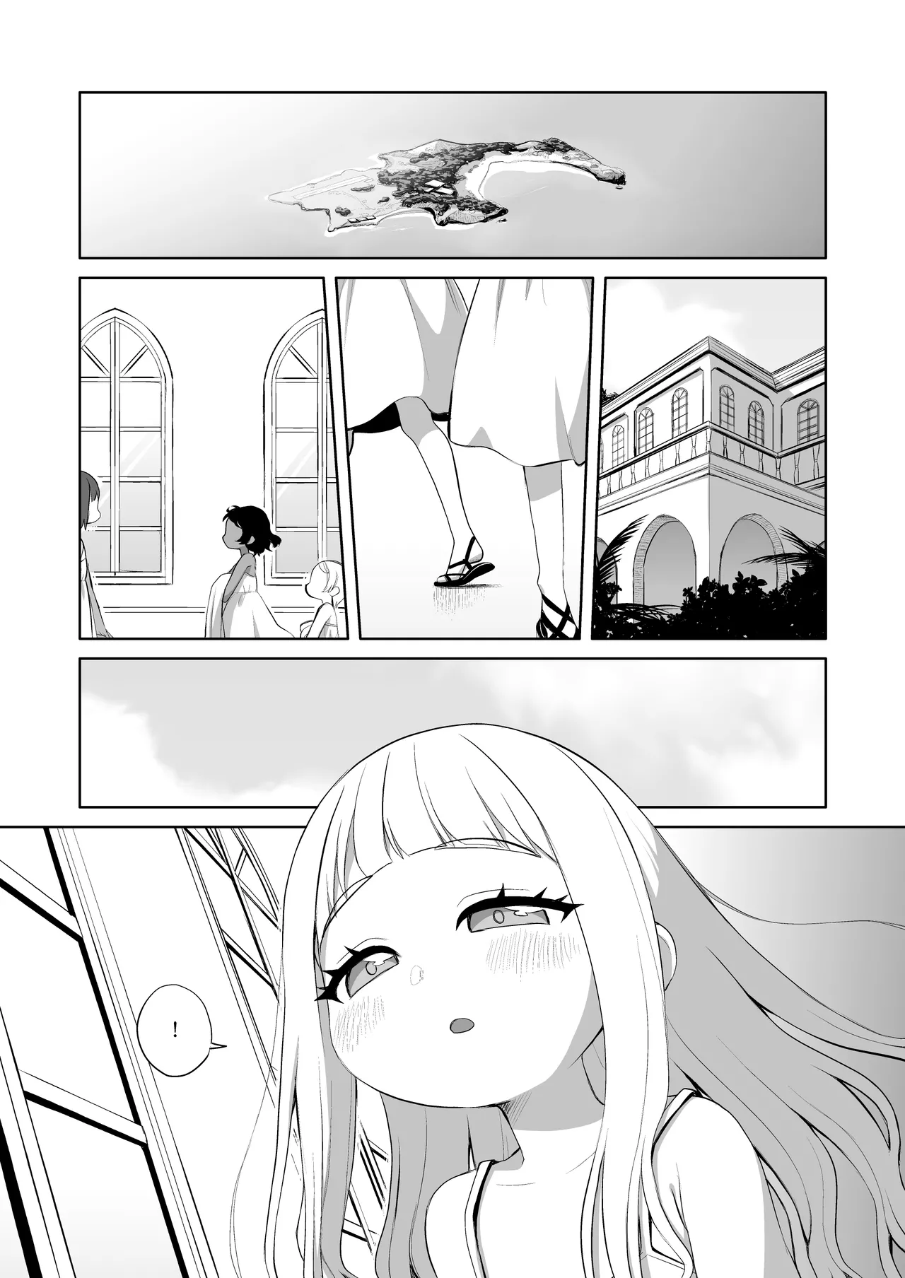 Page 2 of Tengoku ni Ichiban Chikai Shima - The song of the little bird trapped on that island reaches no one.