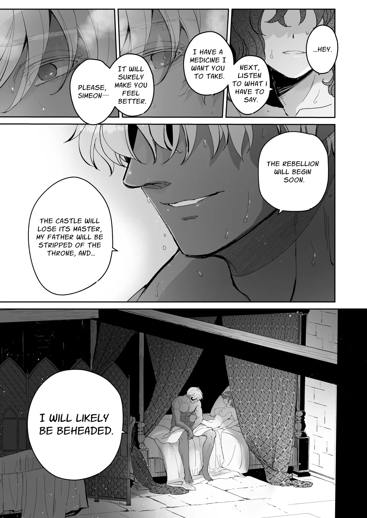 Page 131 of [Toko-ya (Kitoen)] Shikei Senkoku Sareta Kenjo ga Kiraware Ouji ni Dekiai Sarete, Shiawase ni Naru made no Monogatari Kouhen | The Condemned Wise Woman and The Loathsome Prince Who Adores Her 3 [English]