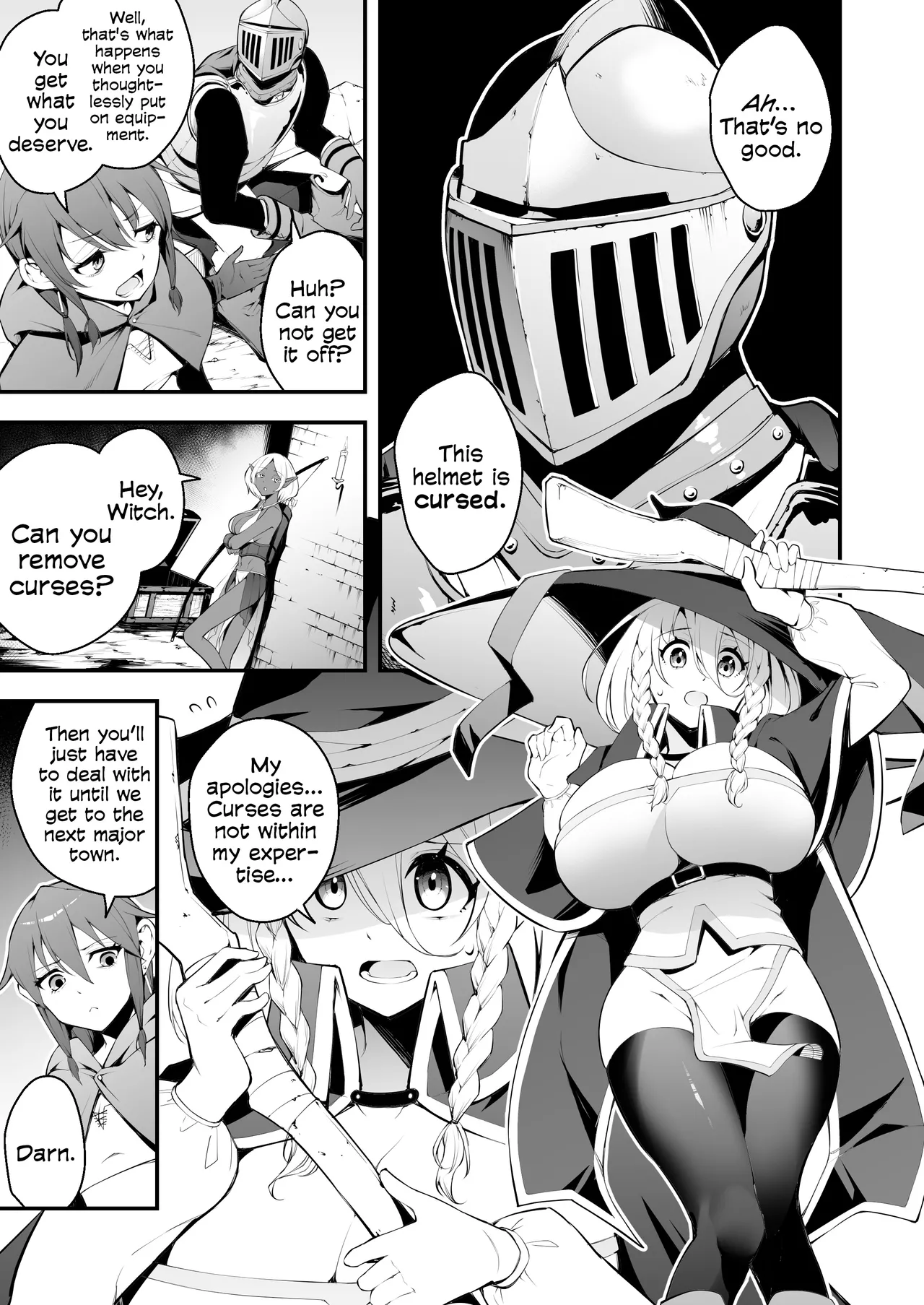 The Apprentice Witch And The Cursed Dick | Minarai Majo to Noroi no Chinpo page 2 full