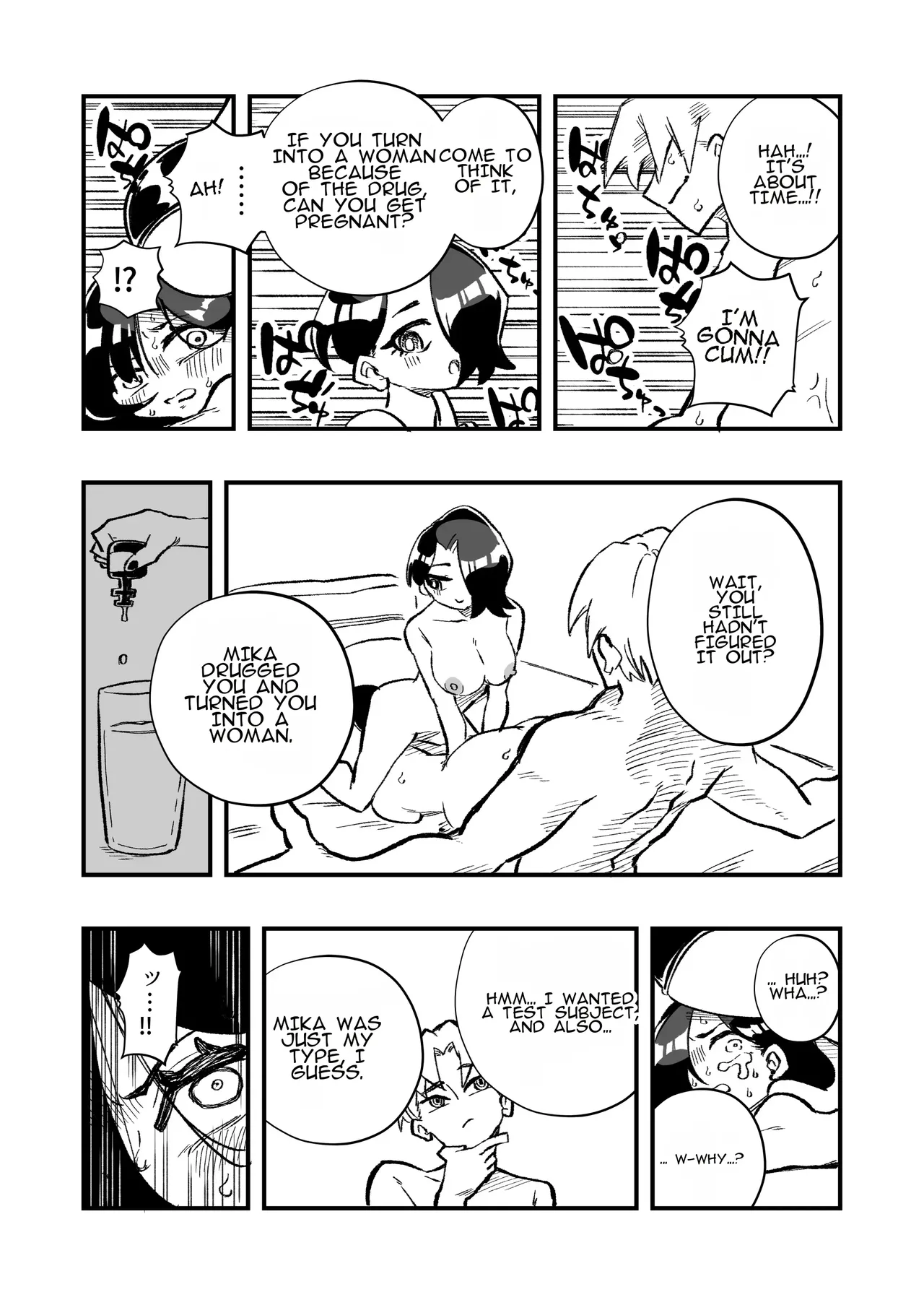 Nyotaika → Otto Shikkaku Uwaki Aite to no Dorei Musume e | Gender Swap → Disqualified as a Husband: Turned into a Slave Girl for His Wife's Lover page 42 full