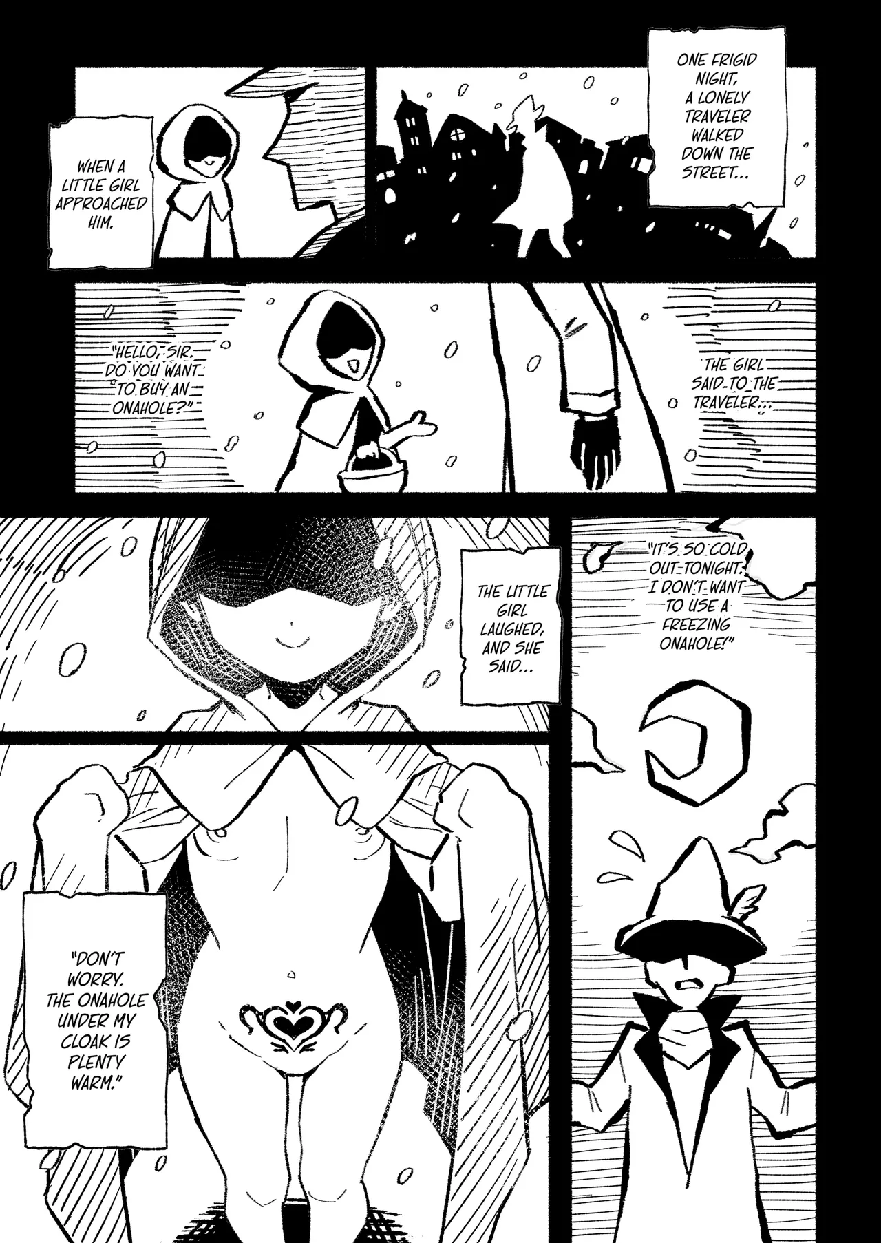 Page 2 of [Chouzankai (TER)] Onaho Uri no Shoujo ~Waruiko to Papa no Eroi Manga~ | THE LITTLE ONAHOLE GIRL Den Lille Pige med Gummikusserne [English] [J18] [Decensored] [Digital]
