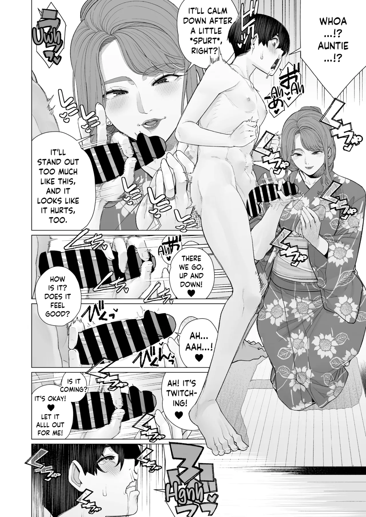 Page 4 of [Minamida USuke] Yukata to Mama to Hanabi Taikai | Fireworks Festival Yukata Fitting With His Mom (COMIC HOTMiLK Koime Vol. 58) [English] [skibidibenki] [Digital]