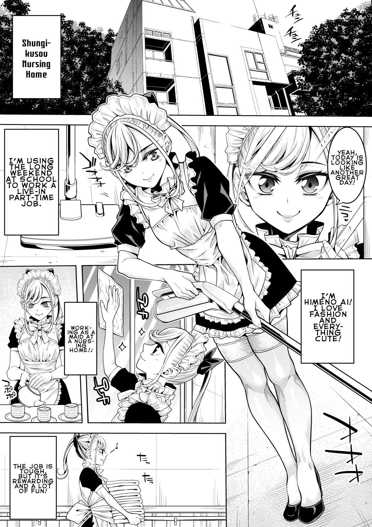 Page 2 of Otokonoko Maid Roujin Home de Soap no Maki | Femboy Maid: The Soapland Chapter at the Nursing Home