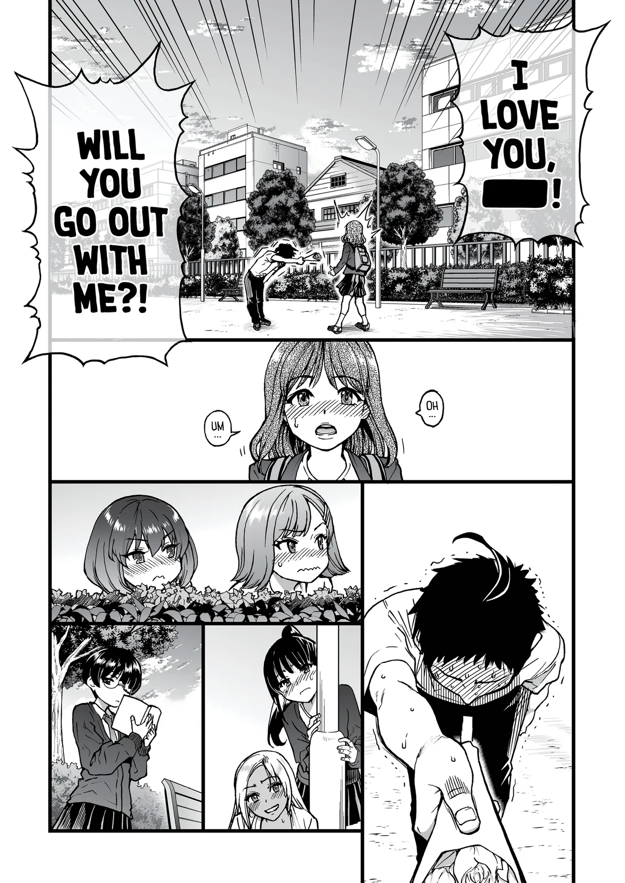 Page 2 of [Okina Keikaku (Shiwasu no Okina)] 100-Kai Furareta Zetsubou-teki ni Motenai Ore o Awarenda Kareshi Ari Onna Tomodachi ga Nandemo Eroi Koto Yarasete Kureta!! | Pity Party in My Pants [English] [J18] [Decensored] [Digital]