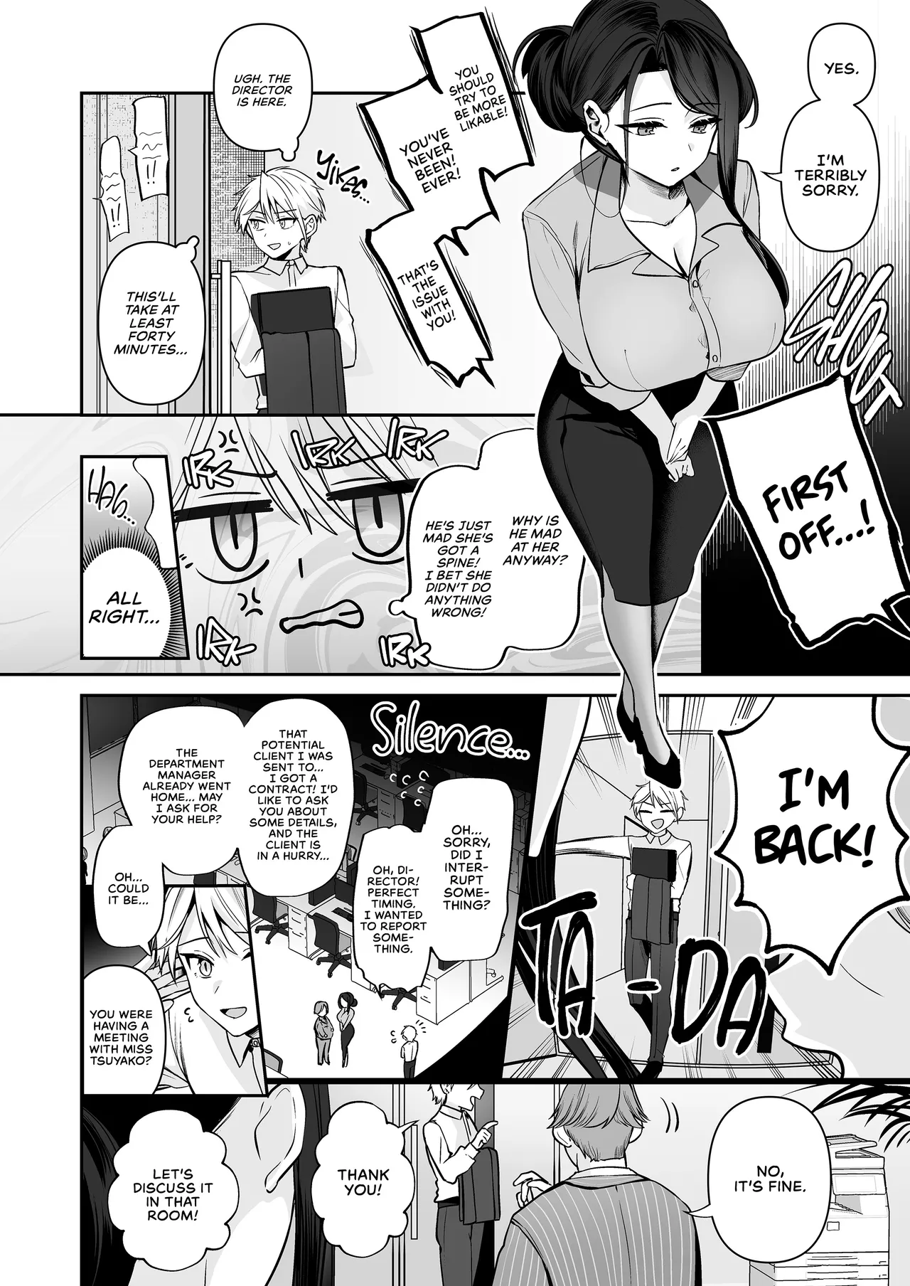 Page 13 of My Tall, Stacked, Virgin Boss 1