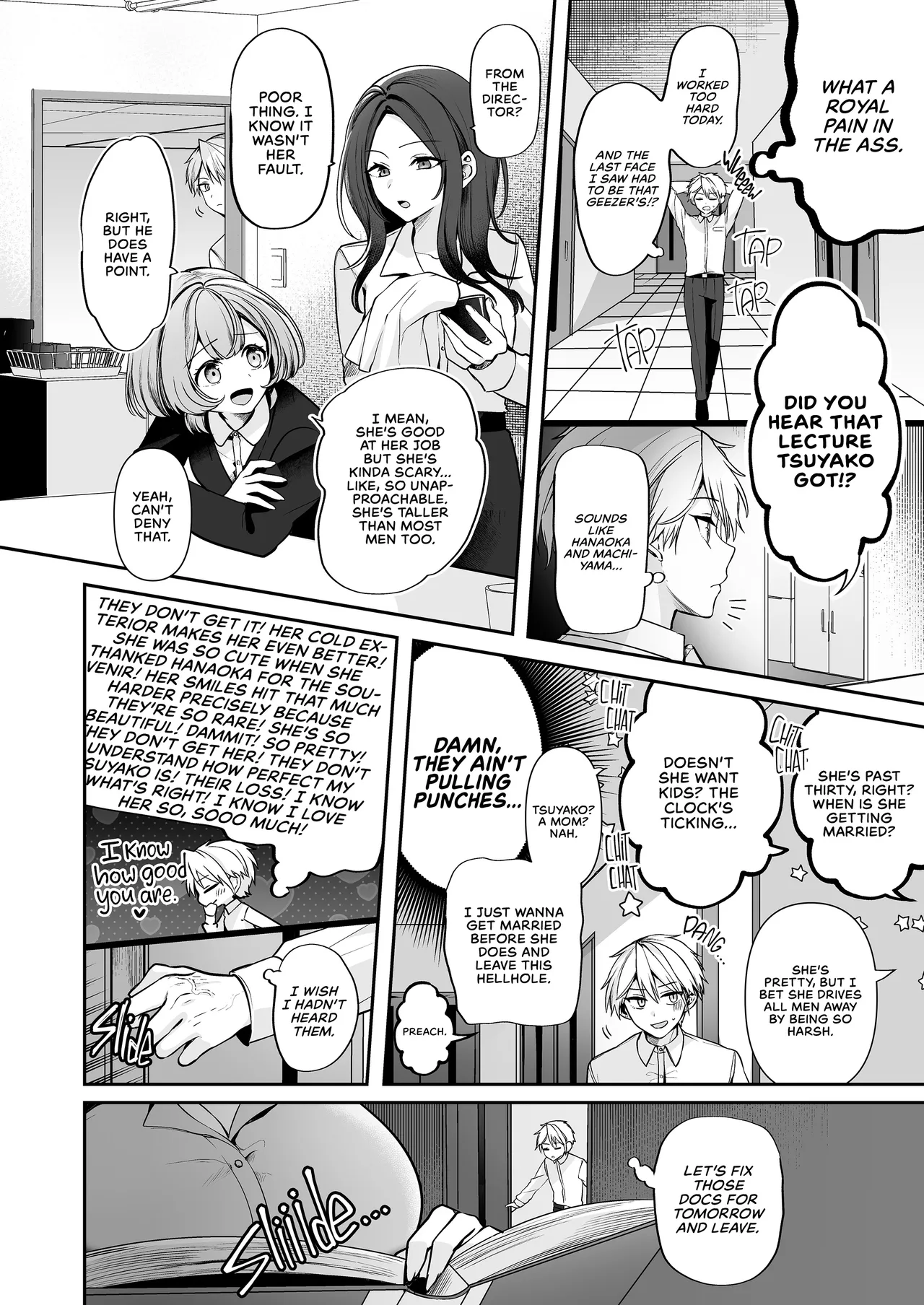 Page 15 of [Marosaan (Yunamaro)] My Tall, Stacked, Virgin Boss 1