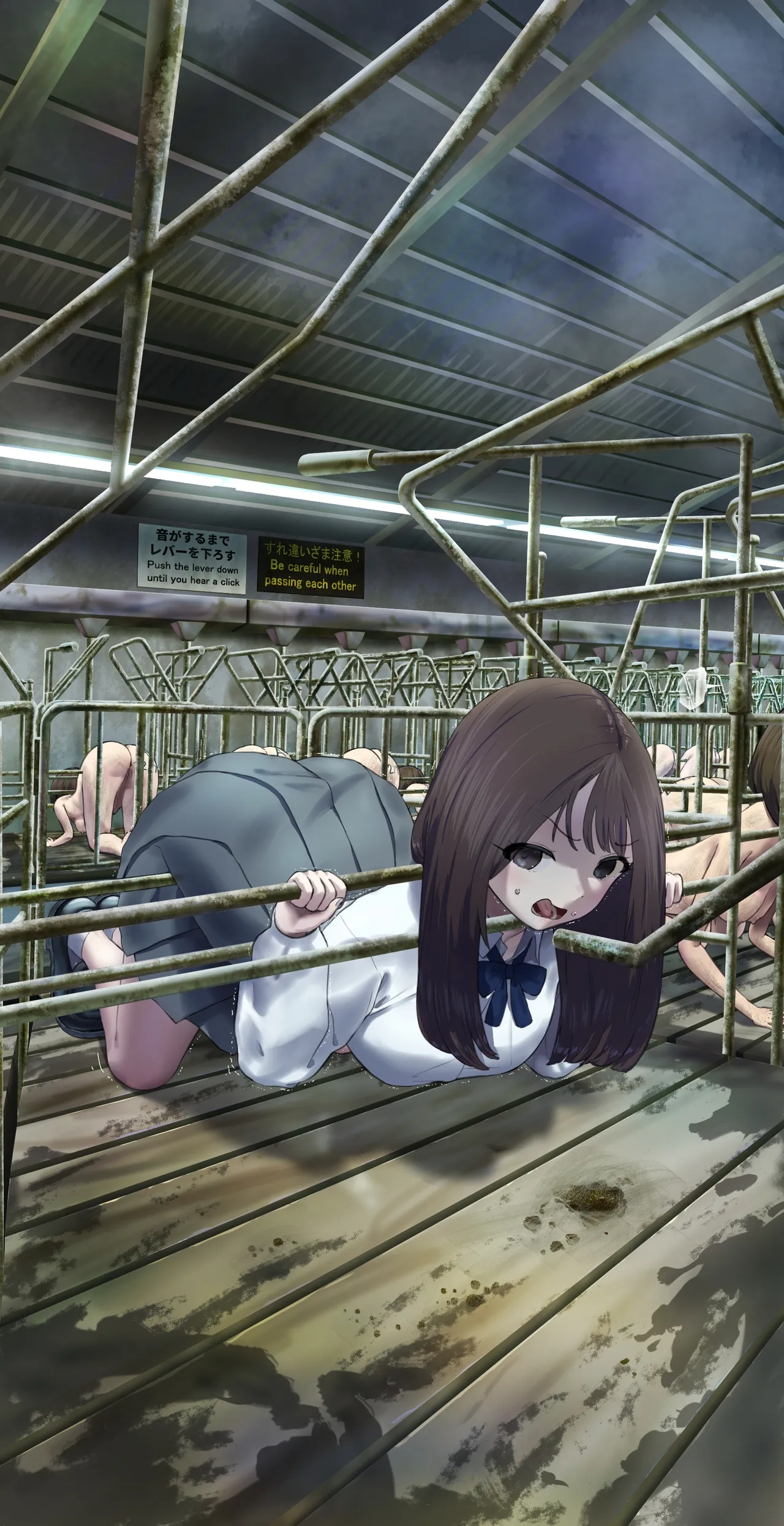 Page 44 of I tried going into a stall during a tour of the livestock barn