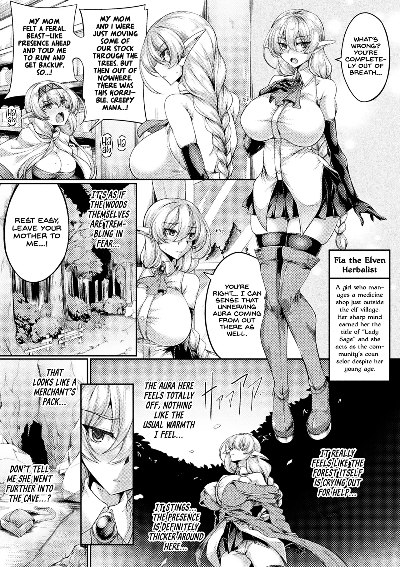 Elf Yakushi no Junan ~Masho no Tsuru ni Torawarete~ page 3 full