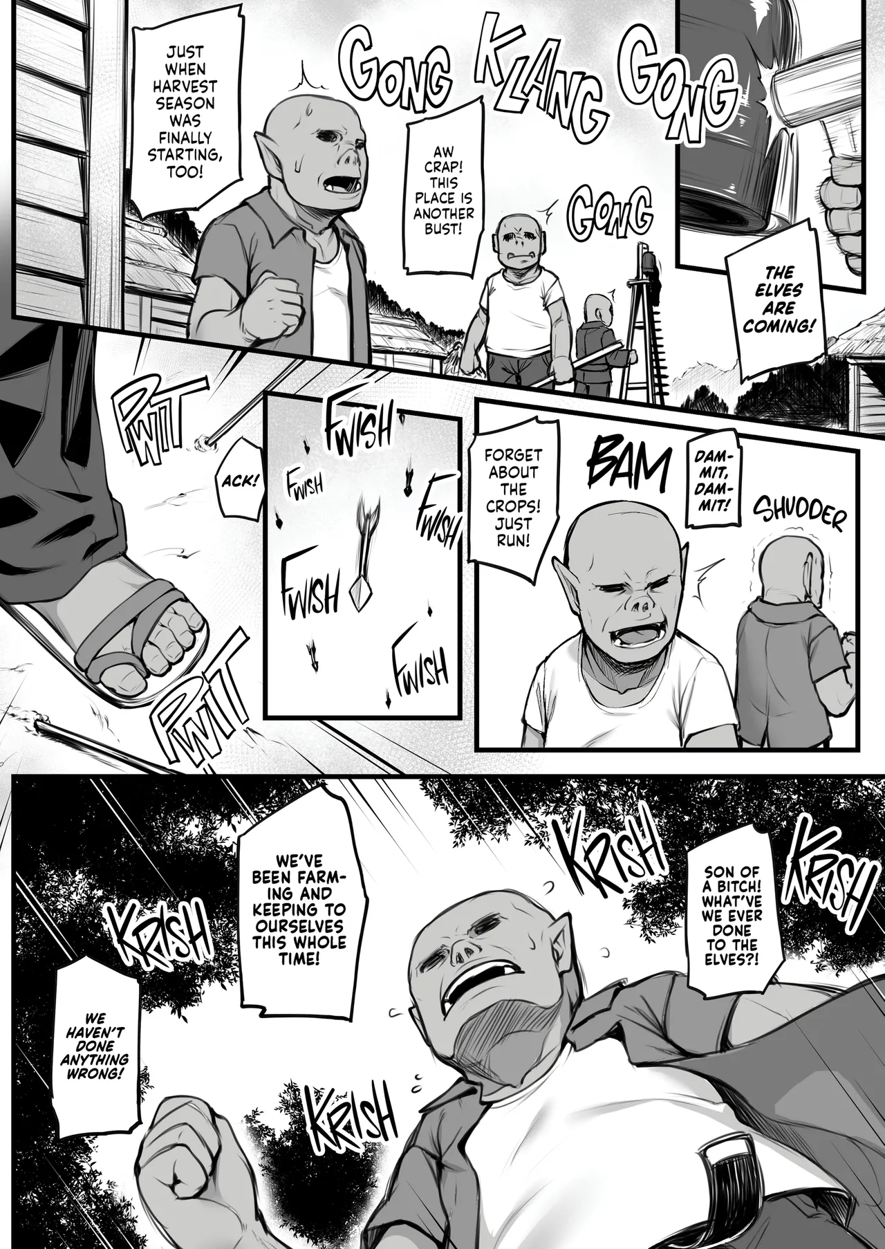 Page 2 of Watashi no Orc-san + Elf Shimai to Orc-san | My Darling Orc + Sibling Rivalry