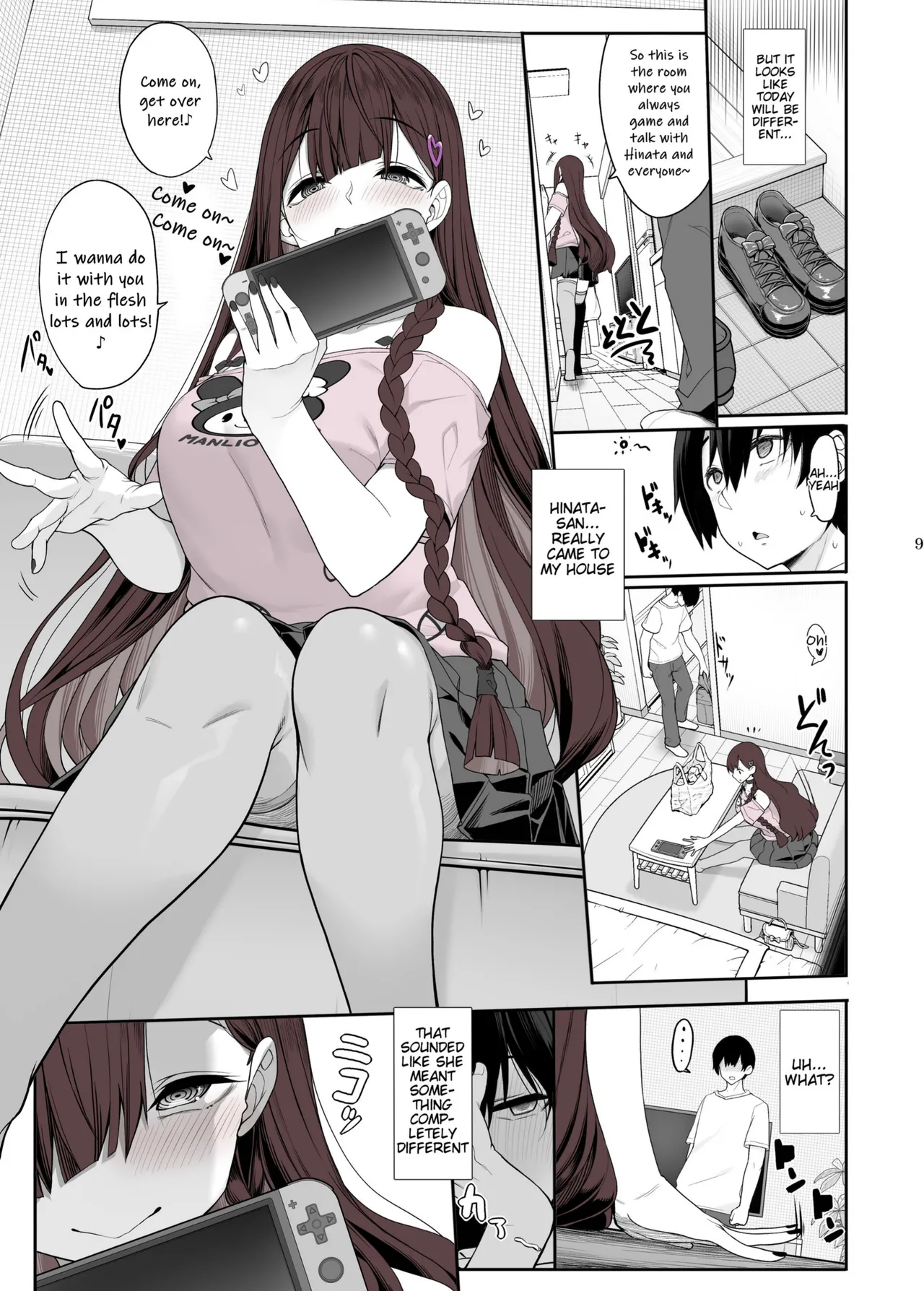 Page 9 of [Kirintei (Kirin Kakeru)] Jiraikei Joshi wa Ie Totsu shite game Shinagara H mo Shitai | Landmine Girl Wants to Hang Out at Home Playing Games while also Having Sex [English] [Horny-_-TnT] [Digital]
