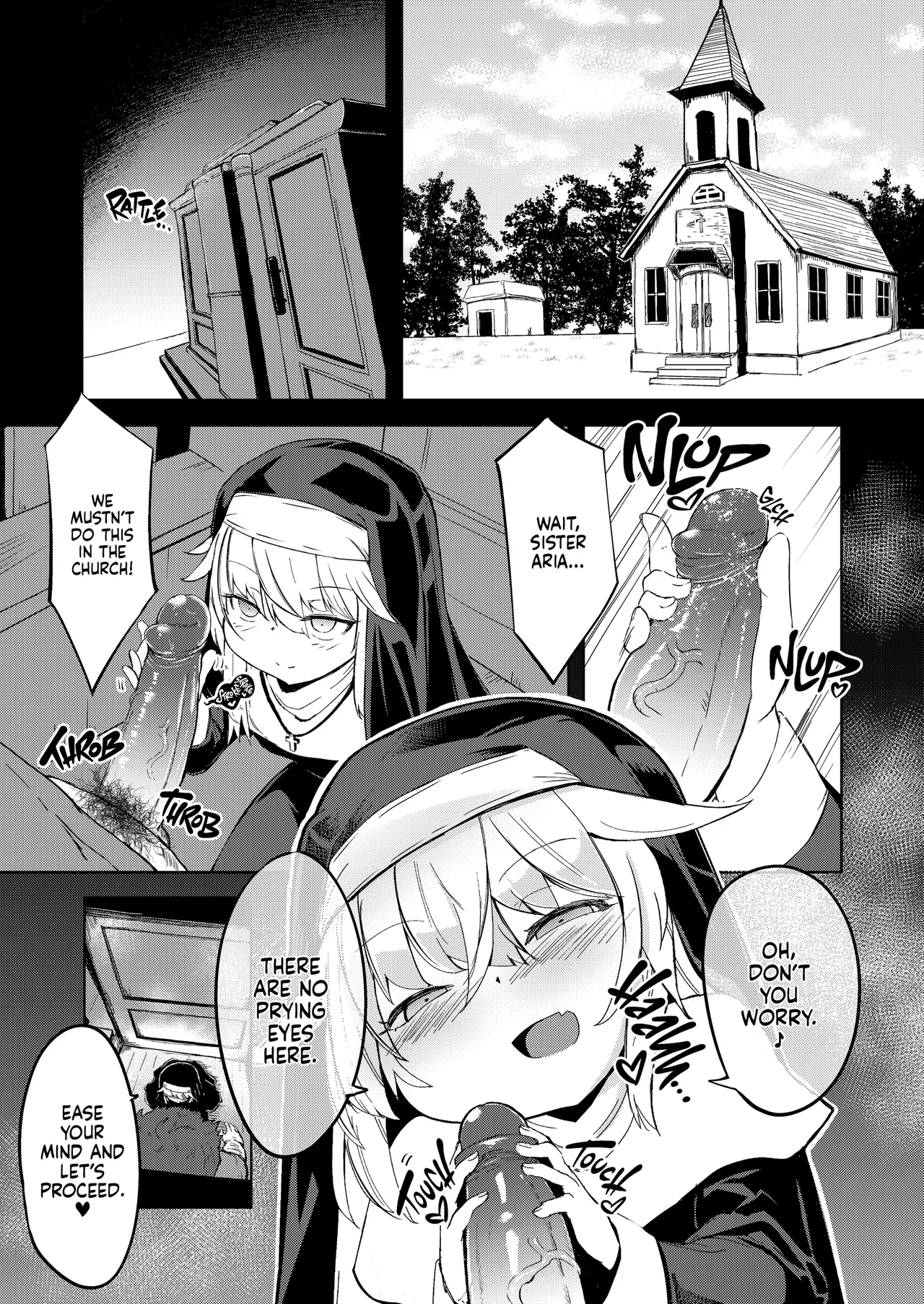 Zangeshitsu no Chiisana Ero Sister 1&2 | Naughty Little Nuns 1&2 page 2 full