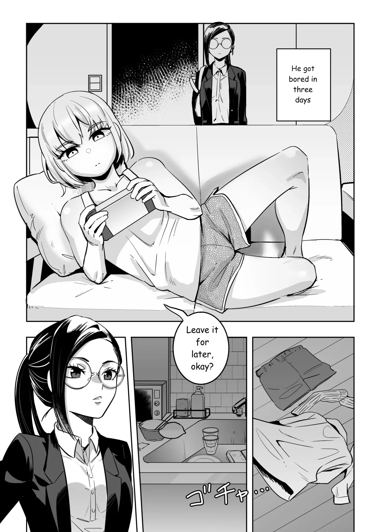 Elite Futanari Woman x Chubby Otokonokko page 3 full