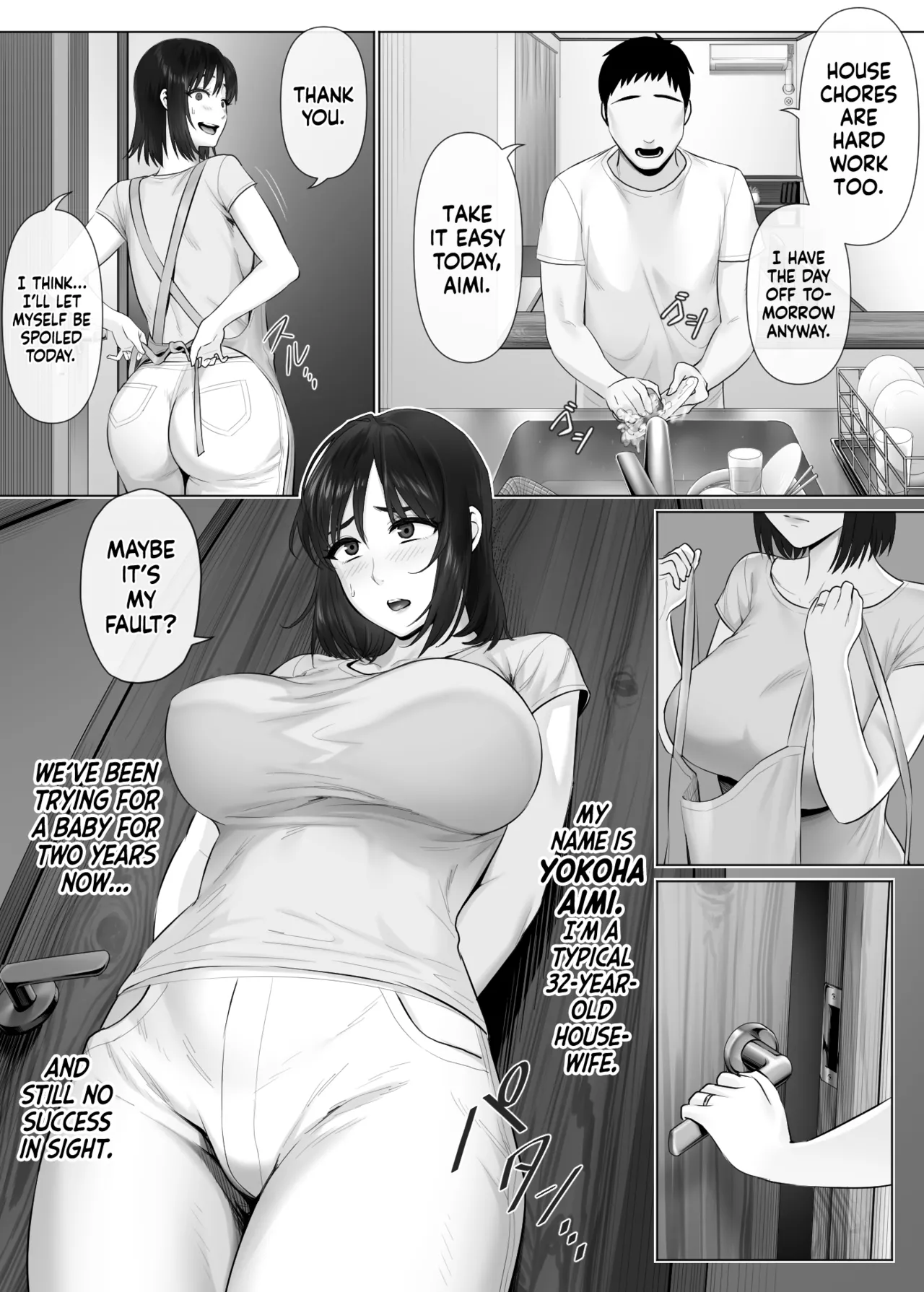 LeveChi na Swapping 2 ~Hatsu Zecchou de Iki Kuruu Tsuma Hen~ | Swinging With the Pros 2: A Housewife's First Orgasm page 4 full