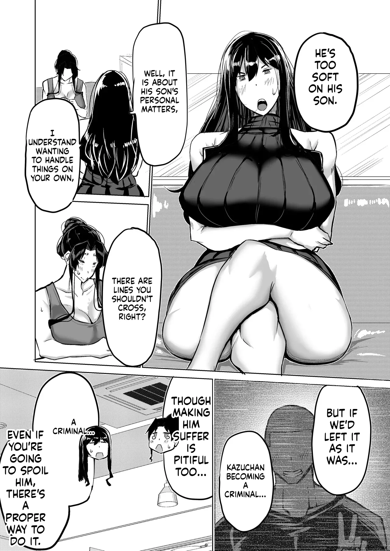 Won't you jerk off my son's cock? ~A mother whose masturbation-monkey son's sexual needs became way too much trouble asks her mom friend for handjob advice~ page 167 full