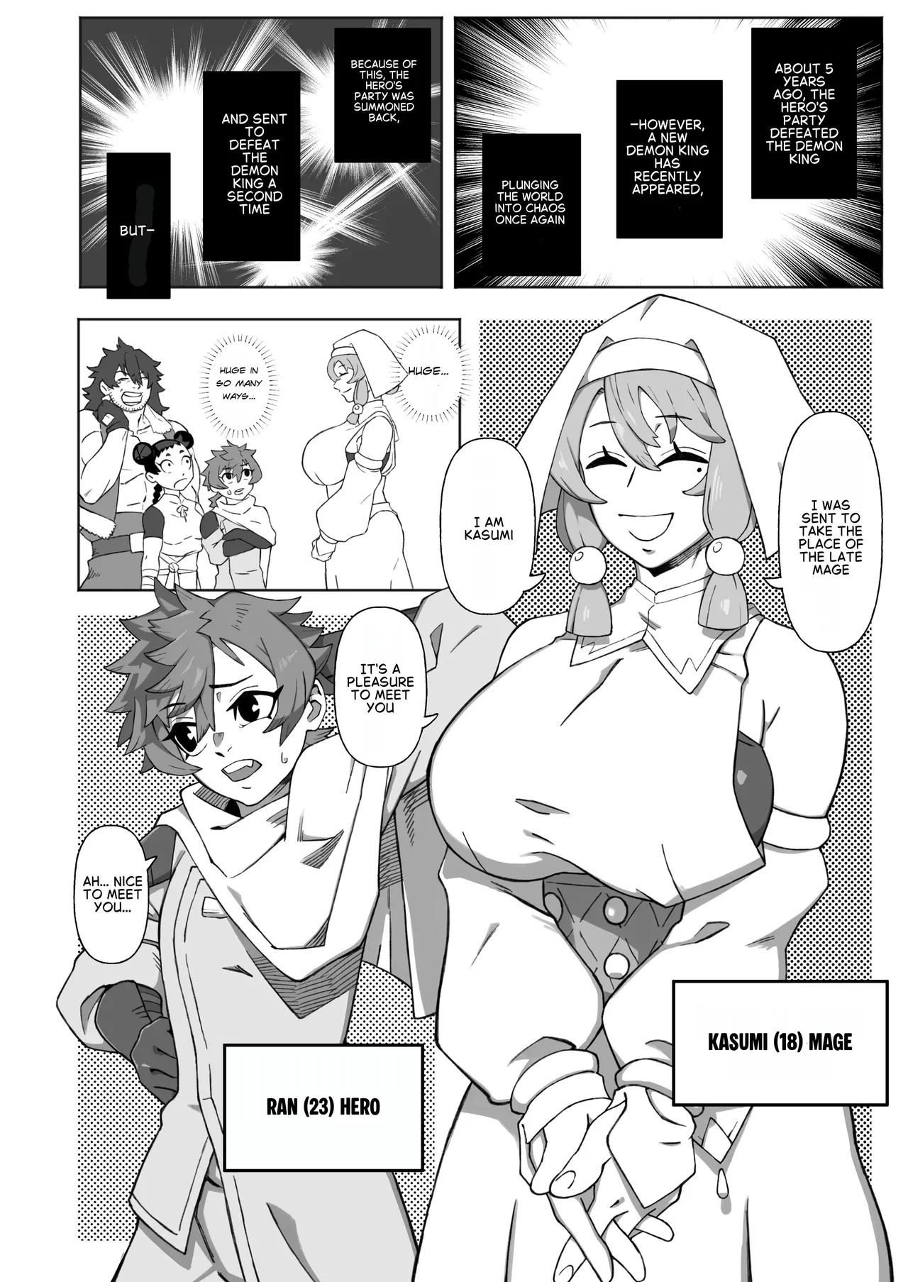 Shinjin Futanari Boukensha Kasumi-chan no Yuusha-sama 100-nichi Choukyou Nikki page 3 full