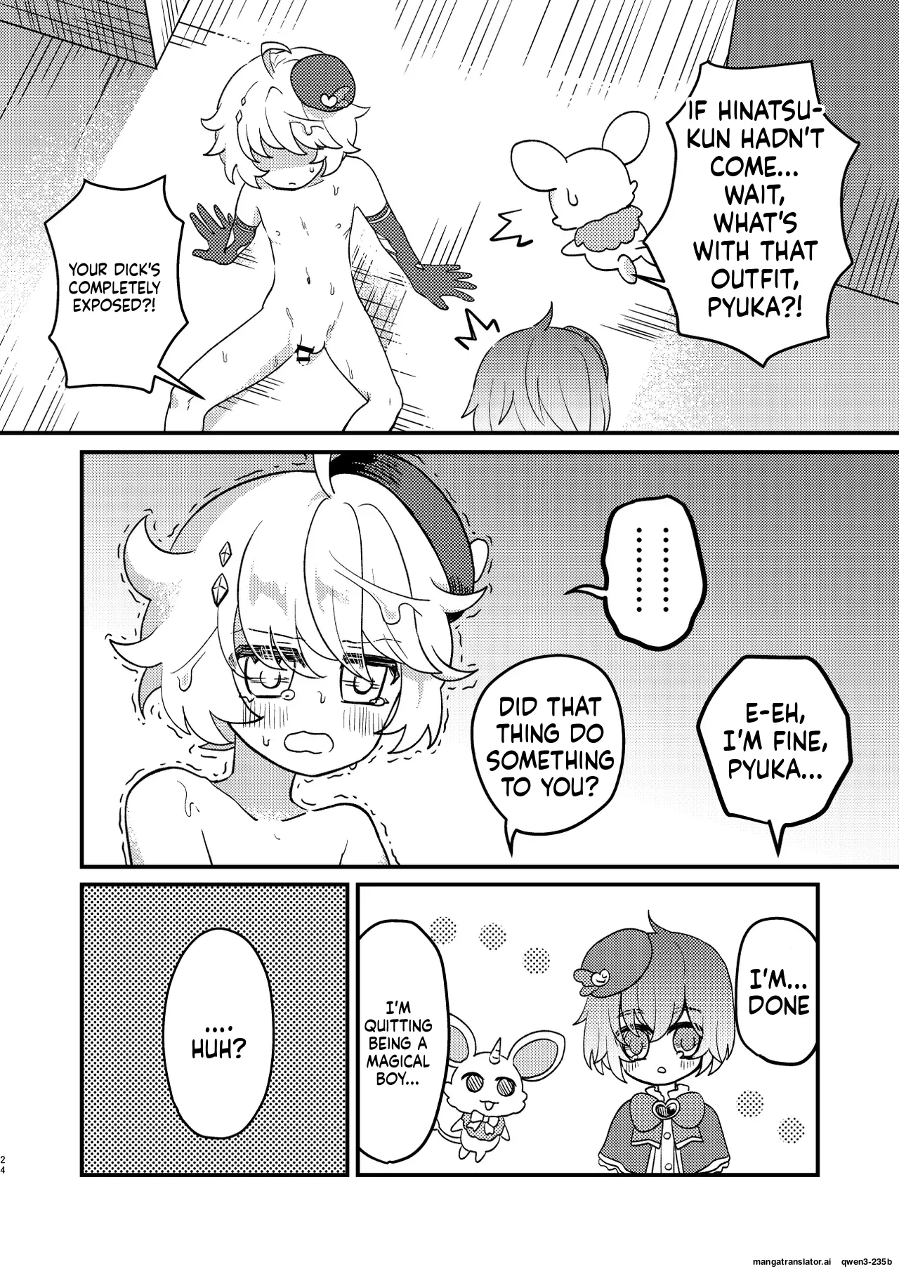 Namaiki Mahou Shounen o Shokushu de Chousa Shita Ken page 23 full
