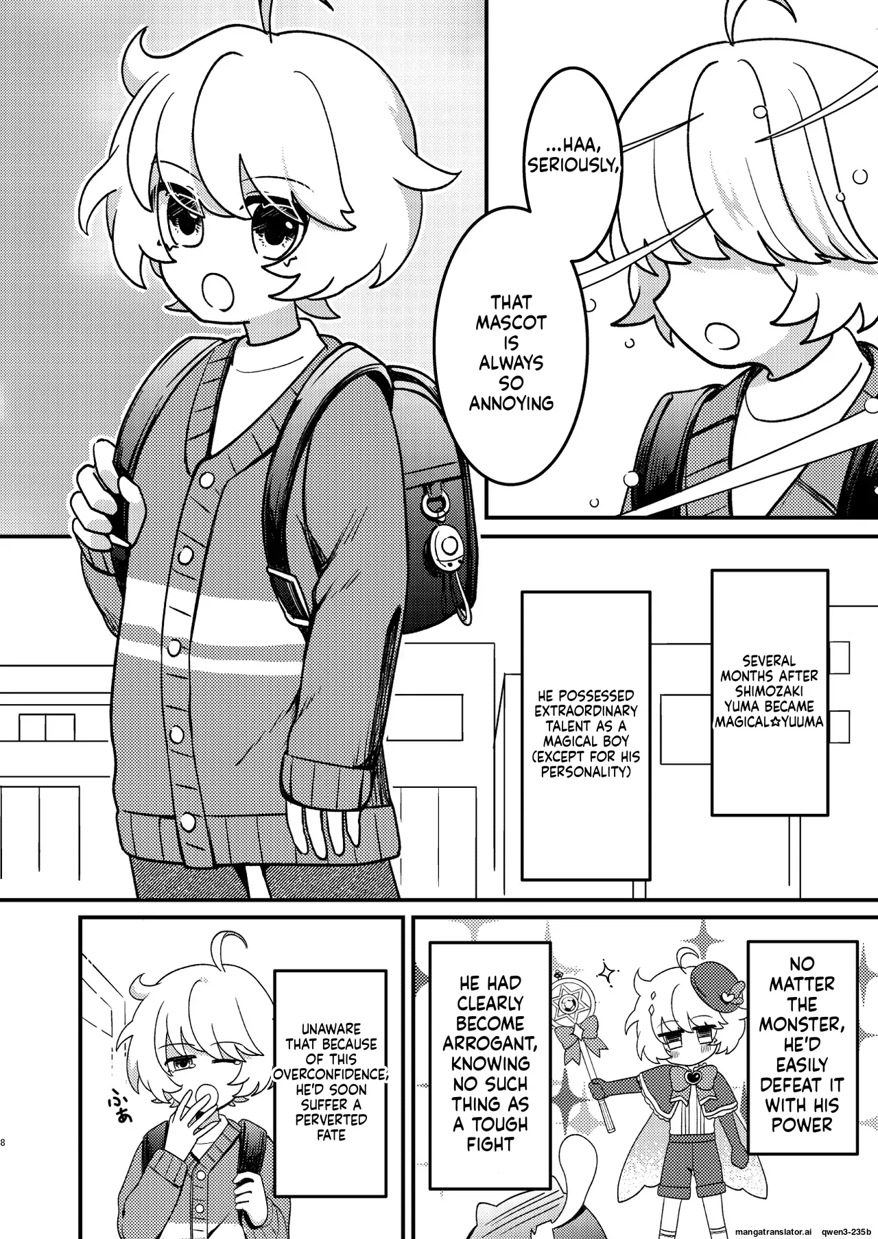 Namaiki Mahou Shounen o Shokushu de Chousa Shita Ken page 7 full