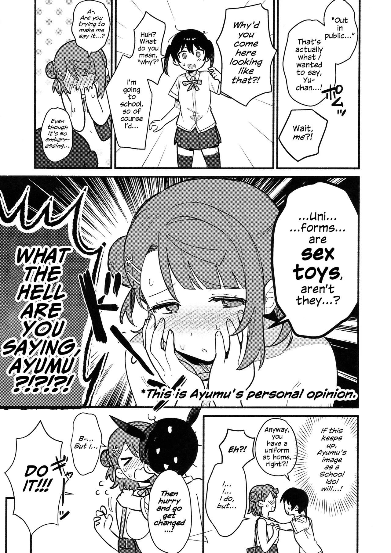 Yu-chan wa Pantsu o Shishu shitai! | Yu-chan Wants to Protect Her Panties at All Costs! page 6 full