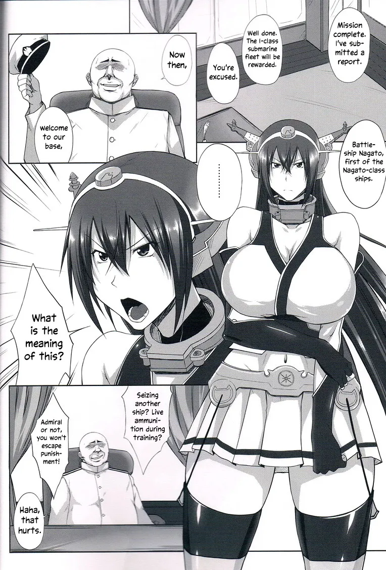 Senkan Nagato Inranka Kaishuu | Battleship Nagato's Naughty Refitting page 3 full