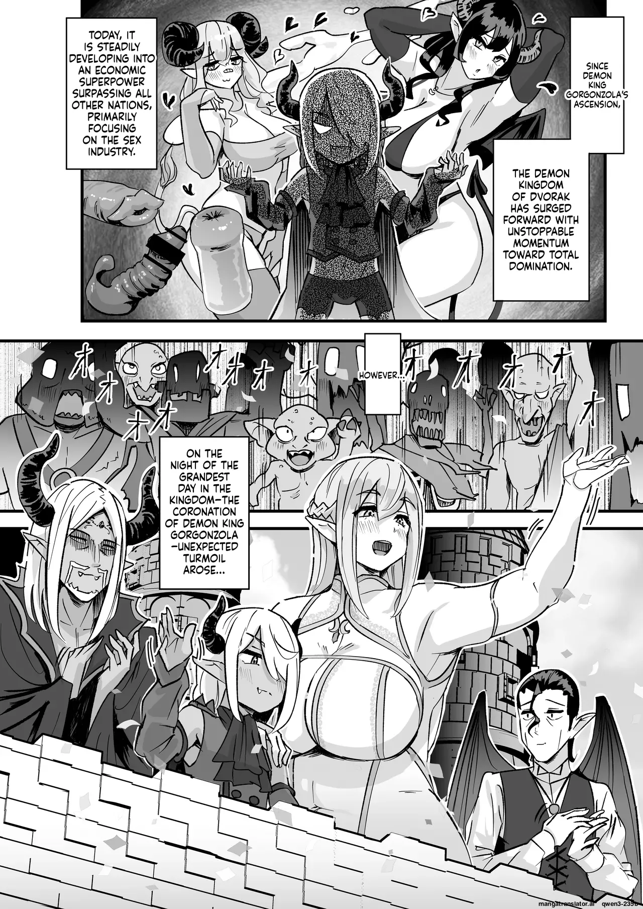 Damn you, the premature ejaculation demon lord will even lose to the super tall plump big ass witch page 3 full