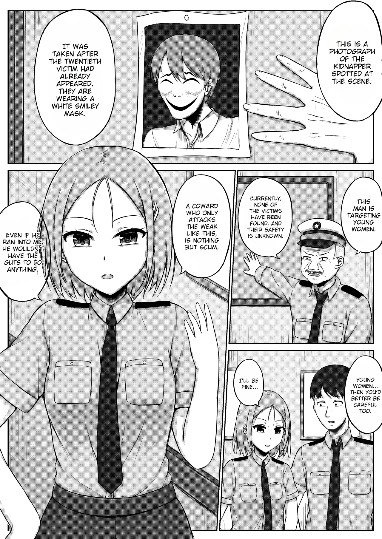 Fukei to Kusuguri Yuukaihan | The Policewoman and the Tickling Kidnapper page 2 full