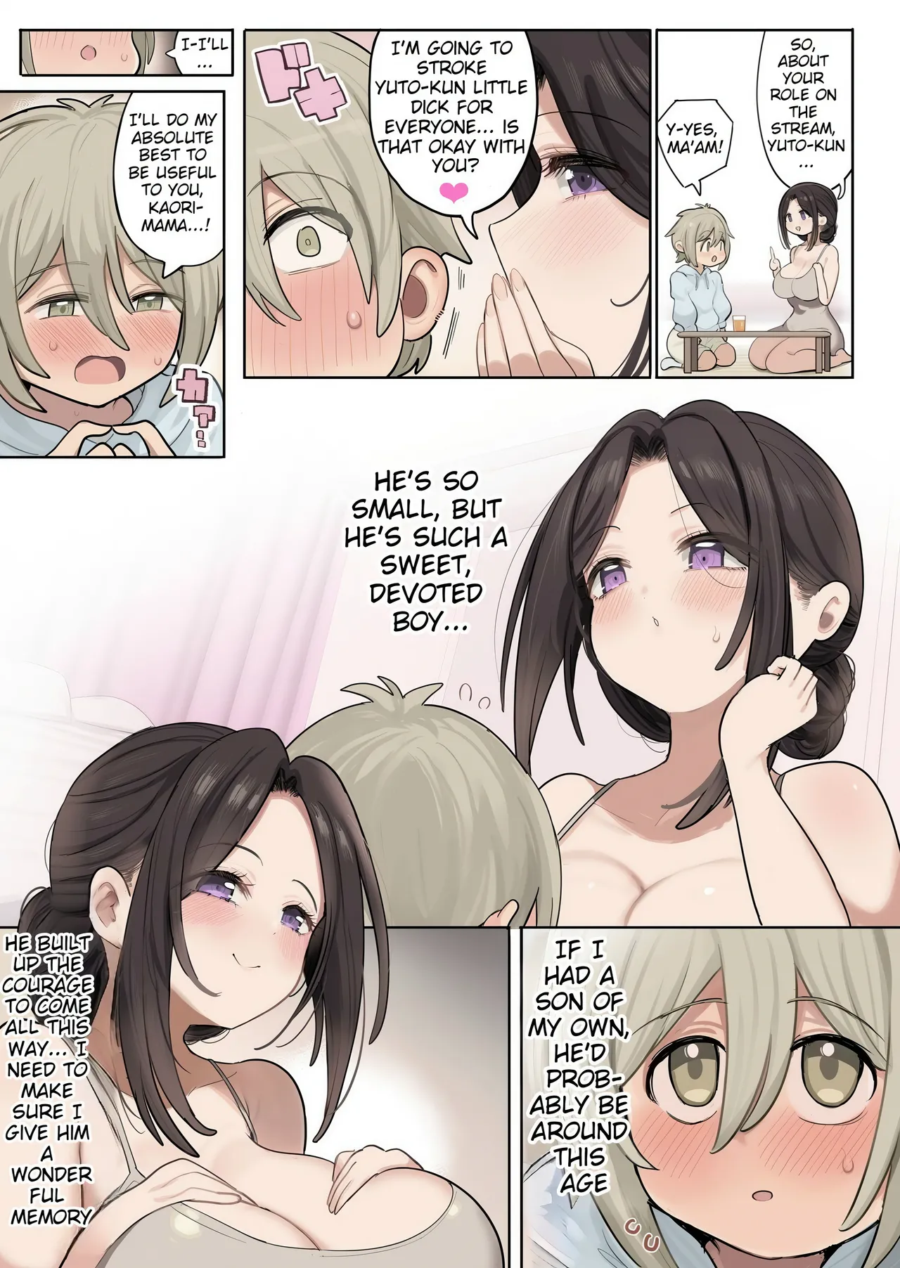 Onanie Mama no Kaori-san | Masturbation Mama Kaori-san page 9 full