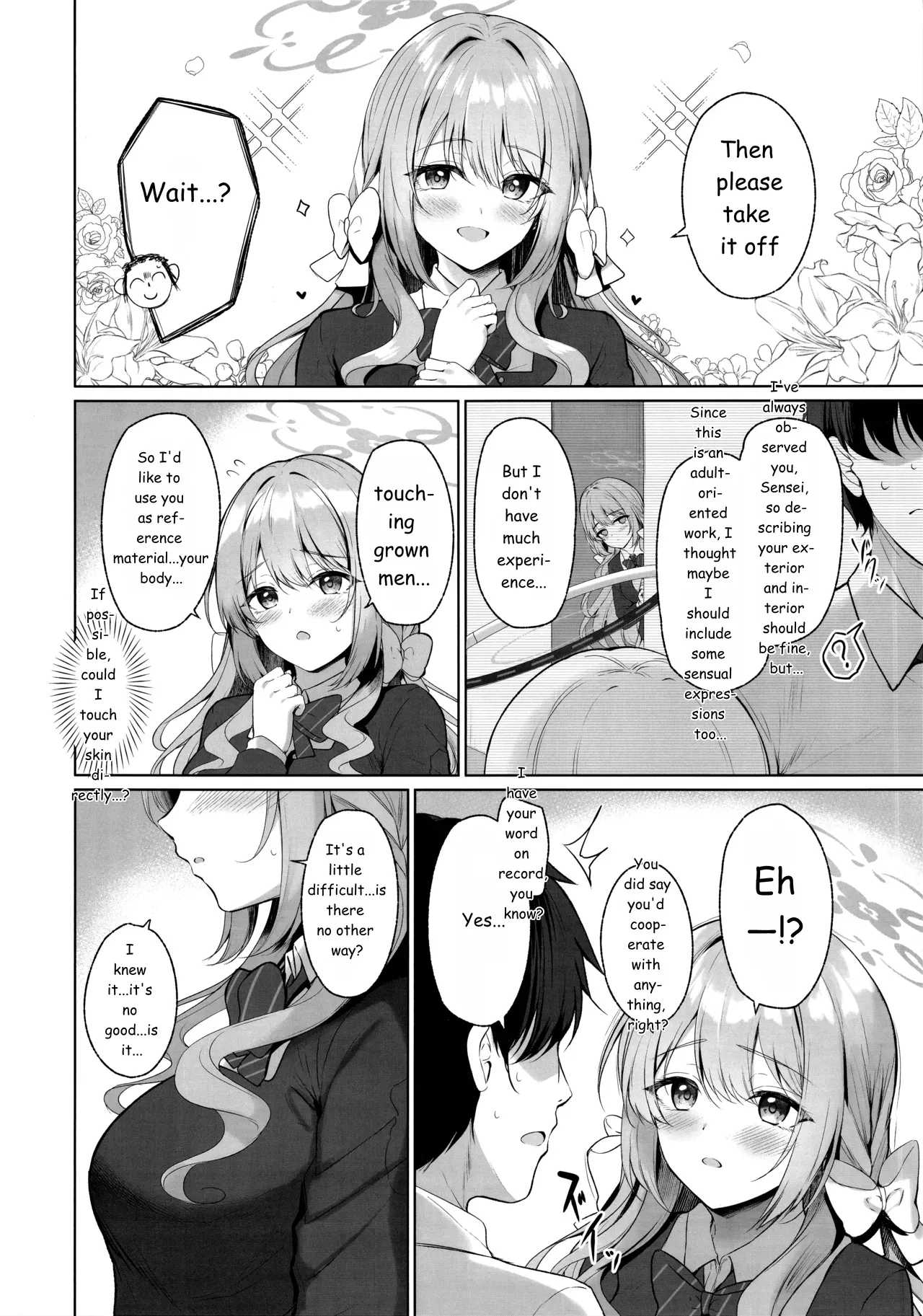 It's all Sensei's fault. But if it's "legal"... then it's okay. (Blue Archive) 【AI translation】 page 3 full