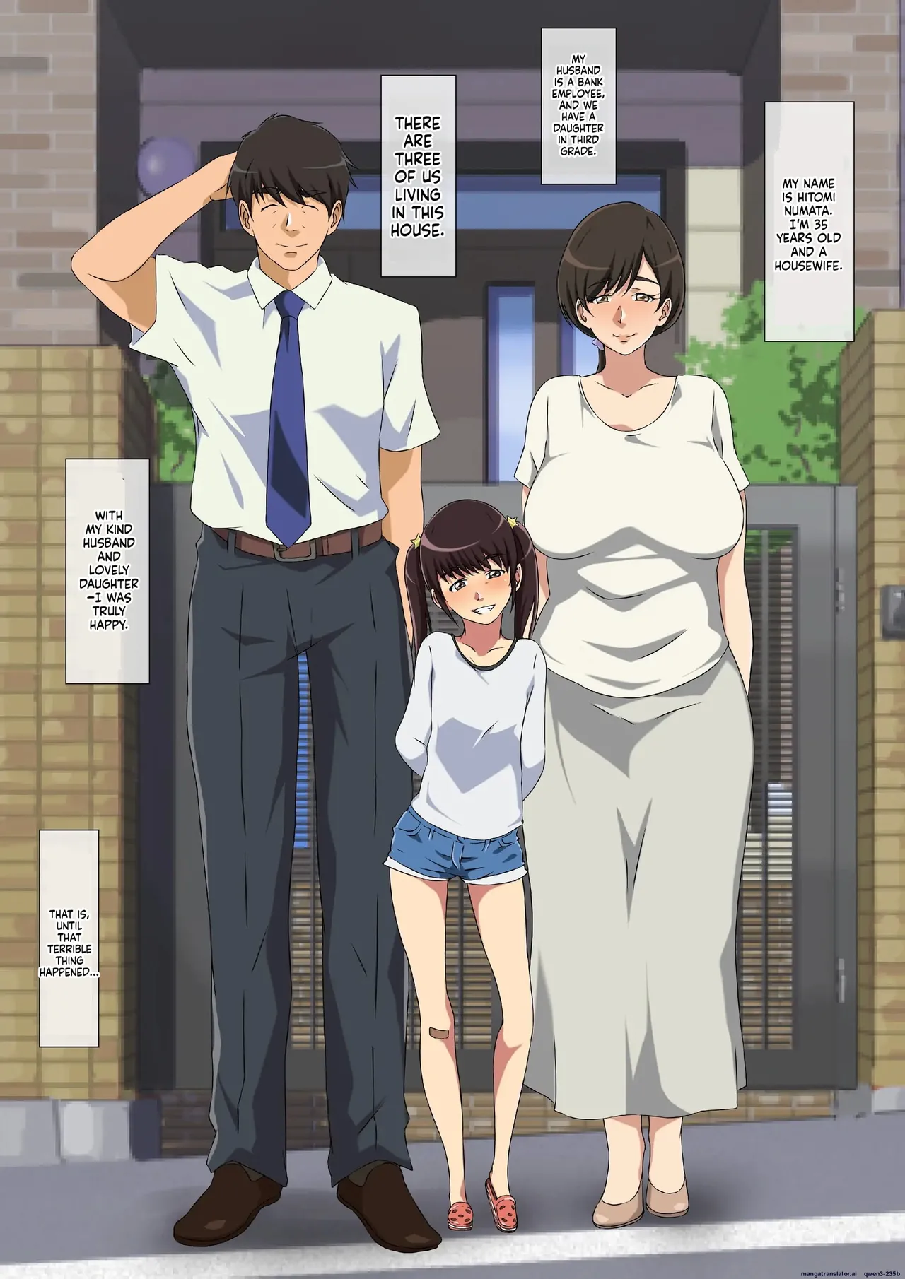 Yokkyuu Fuman na Musuko no Tsuma wa Gifu no Chinpo de Mesu ni Naru page 2 full