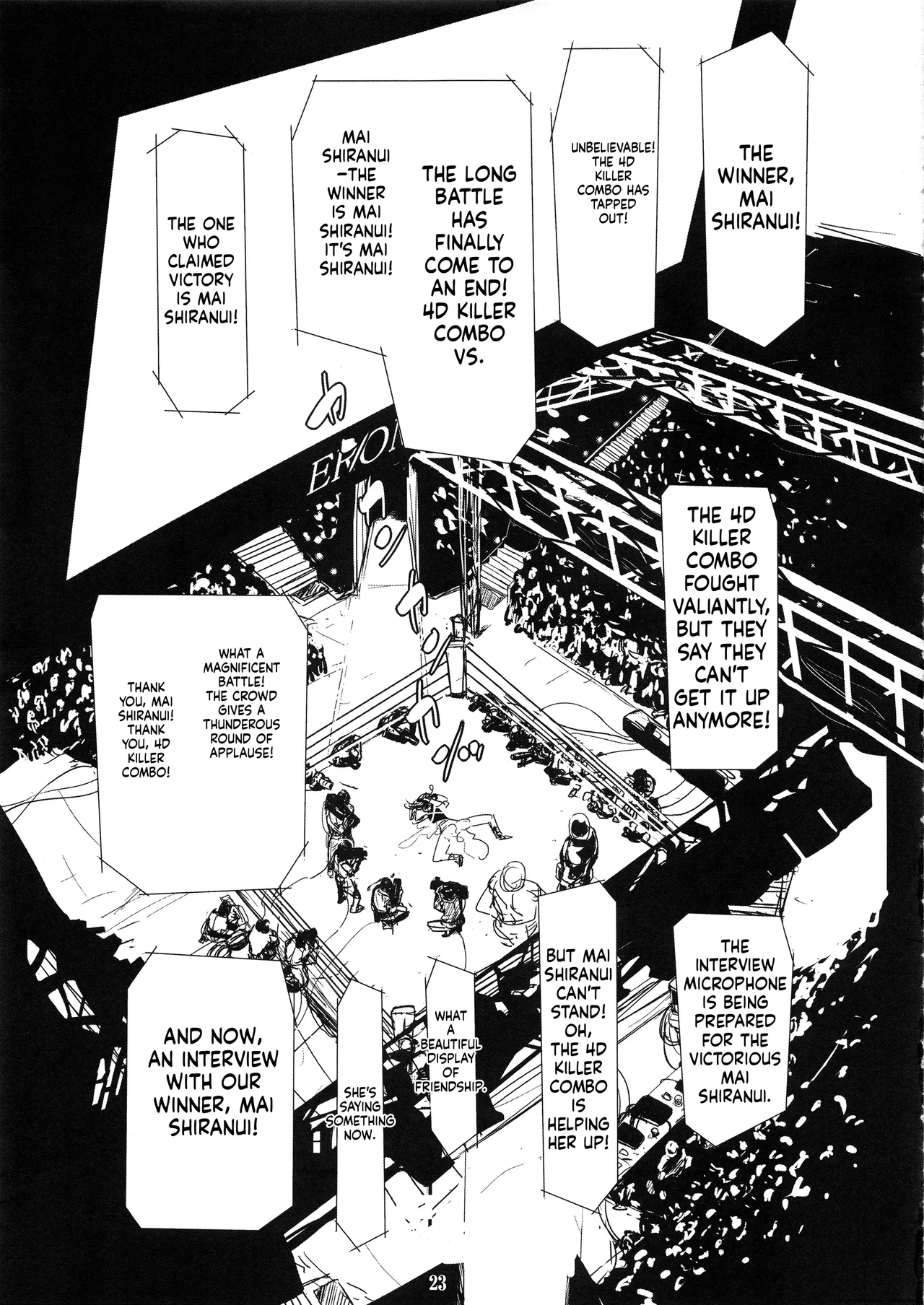 Yojigen Sappou Combi vs Shiranui Mai Round 5 page 22 full