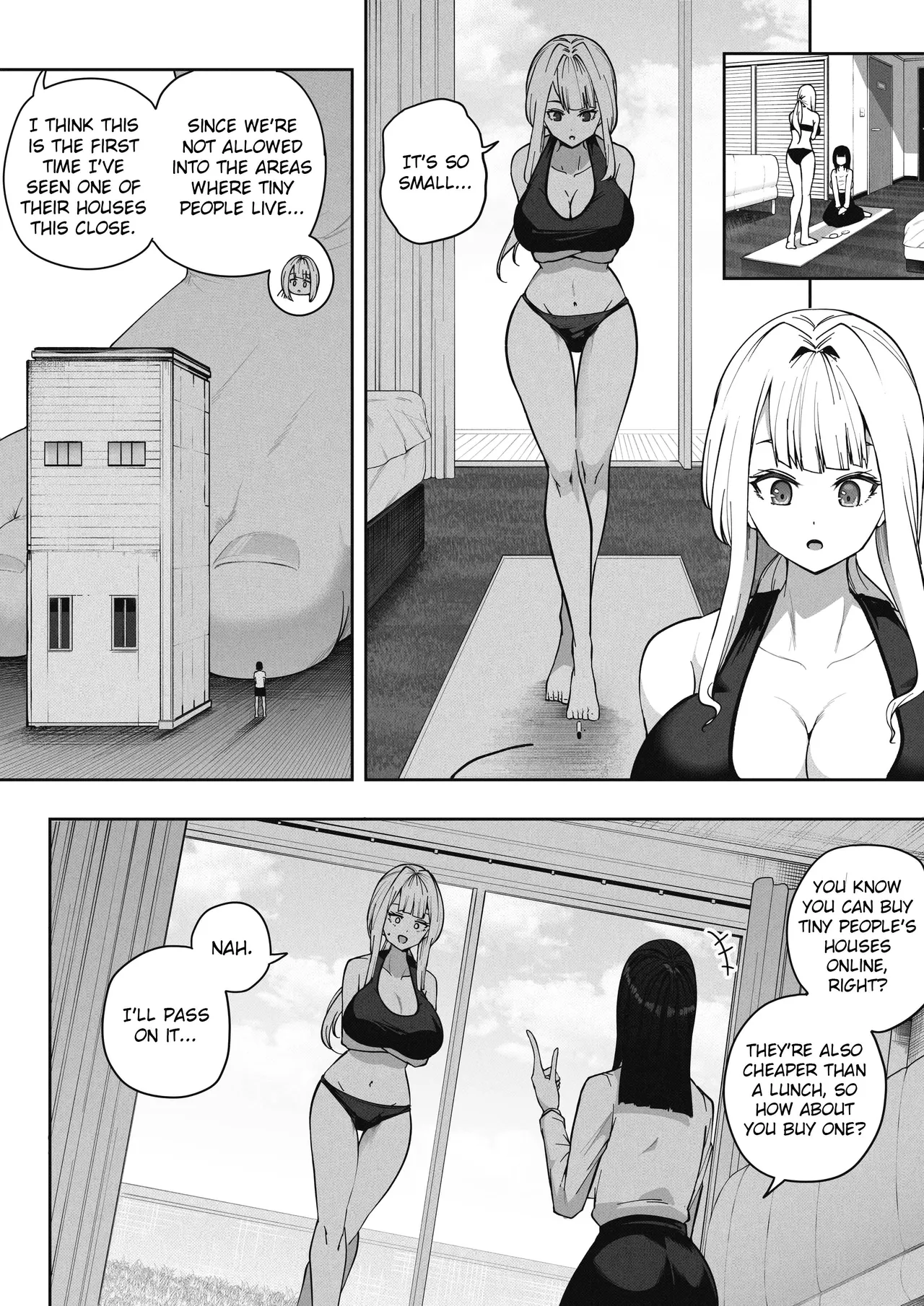 Kyodai Musume no Ie ni Koyou Sareta Kekka | I Work for a Giantess 4 page 2 full
