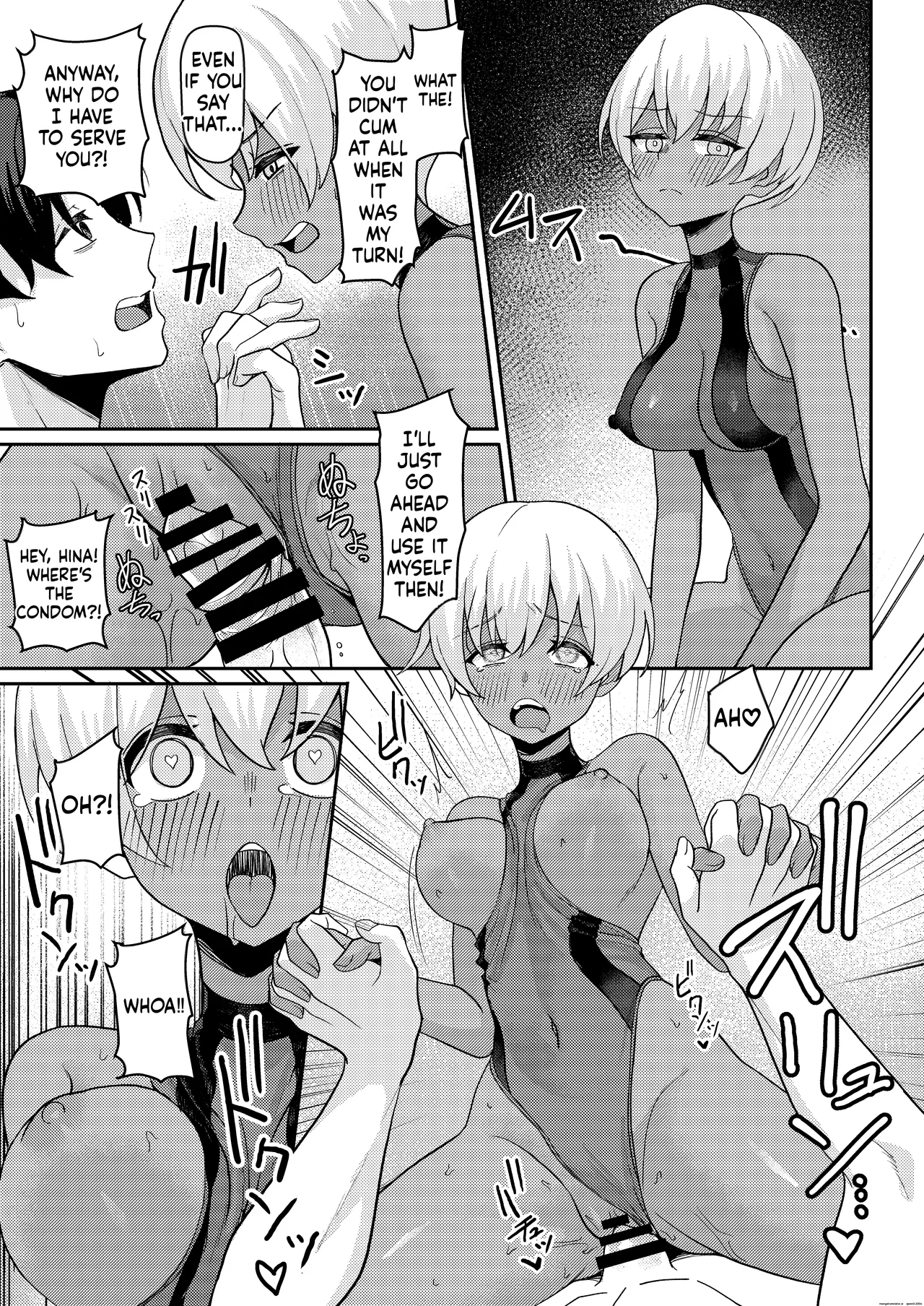 Danshi ga Ore dake!? no Suieibu de Akogare no Senpai to Osananajimi ni Komon ni Shasei Kanri Sareteiru Koto ga Barete Shimatta Hon page 32 full
