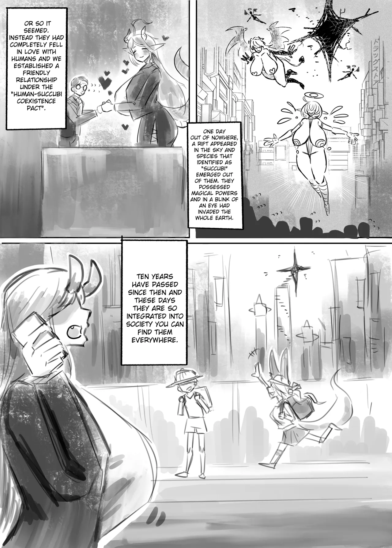 Muhoujou Cool-kei Maso Mesu Ushichichi Inma-san to Love Love Koubi suru Hanashi | A Story About Lovey-Dovey Sex with a Cool Expressionless Masochist Cowgirl Succubus page 2 full