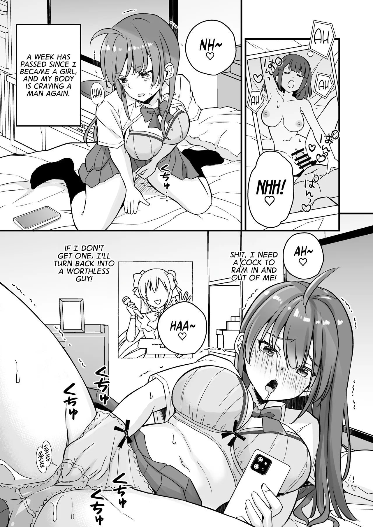 Teihen no Boku ga TS tta node Sensei to Dosukebe Sex o Yattemita | The Loser Me Got Turned Into a Girl, so I Tried Having Degenerate Sex With My Teacher page 2 full