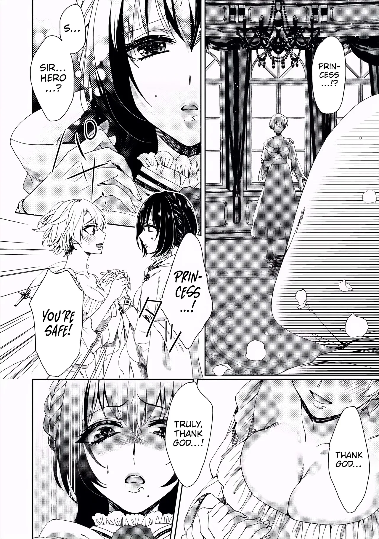 The Mad Prince's Distorted Love Prisoner: A Genderbent Knight Vol. 1 page 64 full