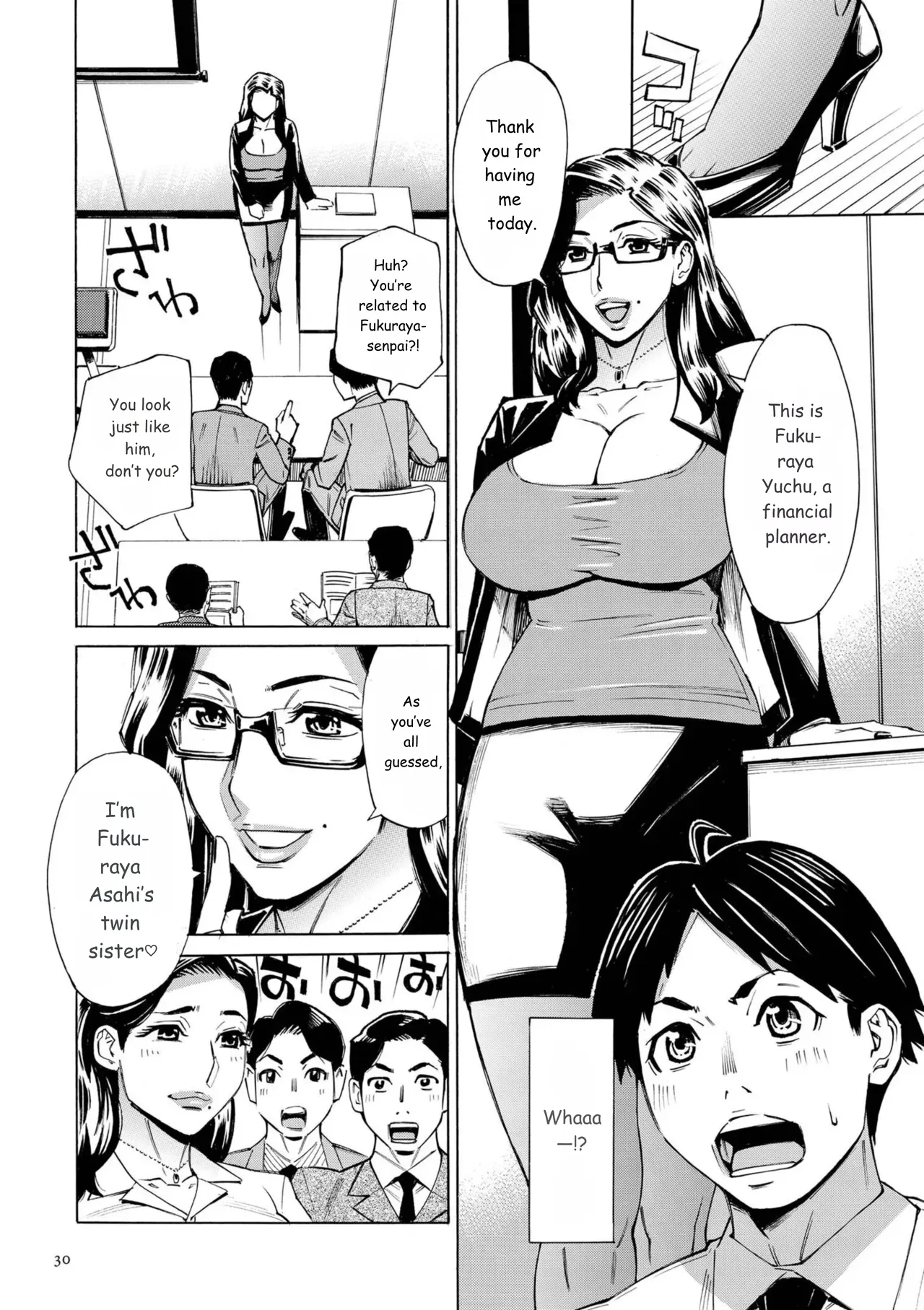 Three MILFs Fukura-ke no Inran 3 Jukujo page 30 full