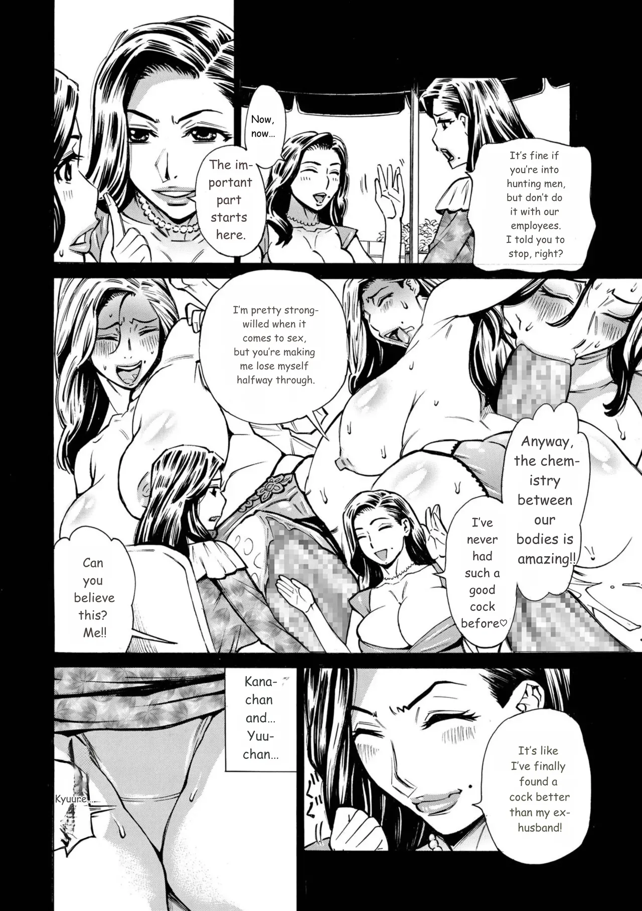 Three MILFs Fukura-ke no Inran 3 Jukujo page 54 full