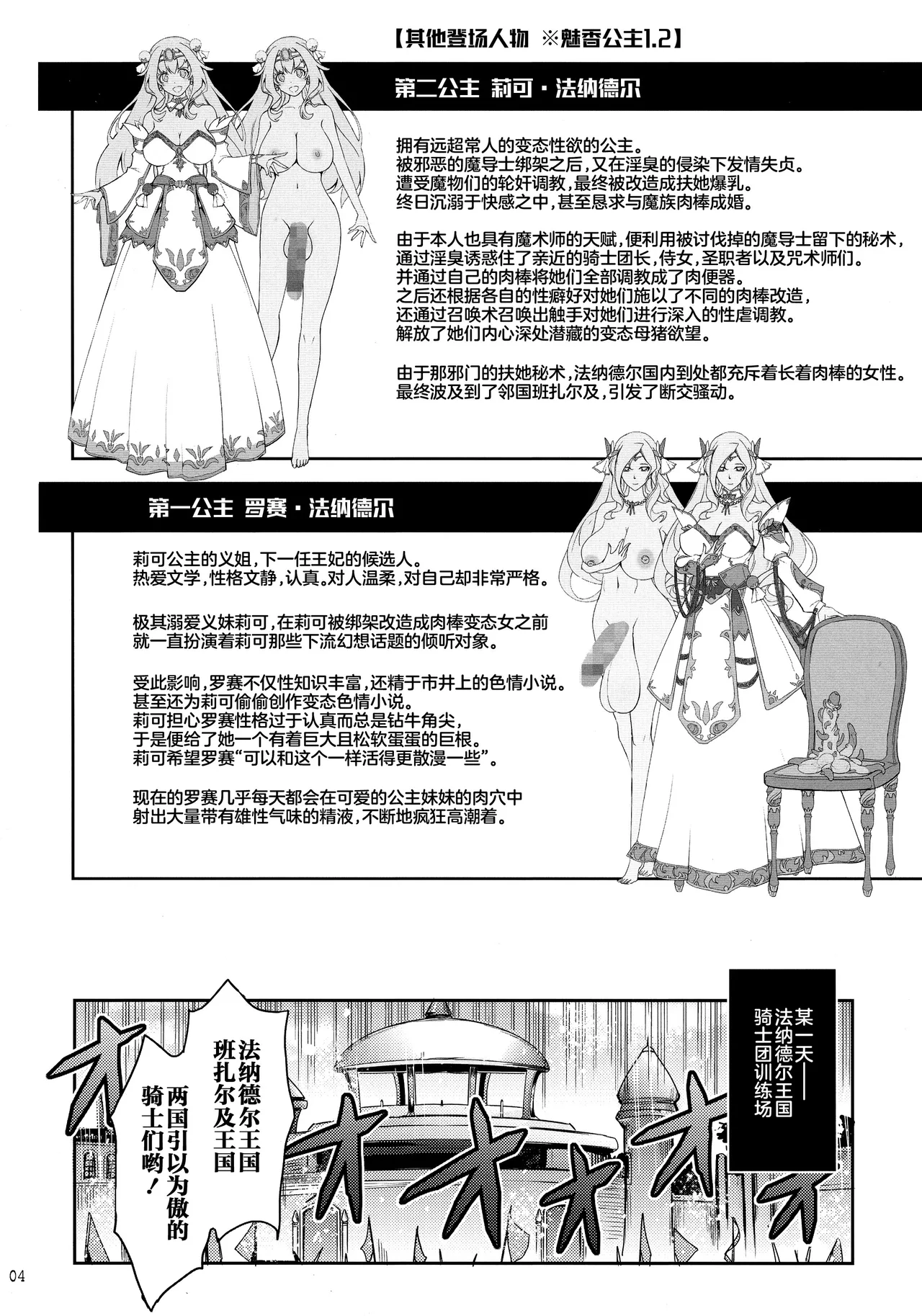 Page 4 of (C101) [Garyuh-Chitai (TANA)] Bikou Oujo 3 Inshuu Amayakashi Choukyou Kishidan [Chinese] [不咕鸟汉化组]