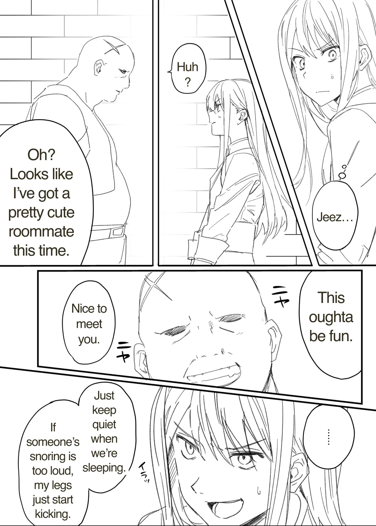 Roommate ni Nattashi Nakayoku Shiyou ne | We're cellmates now, so let's get along, okay? page 3 full